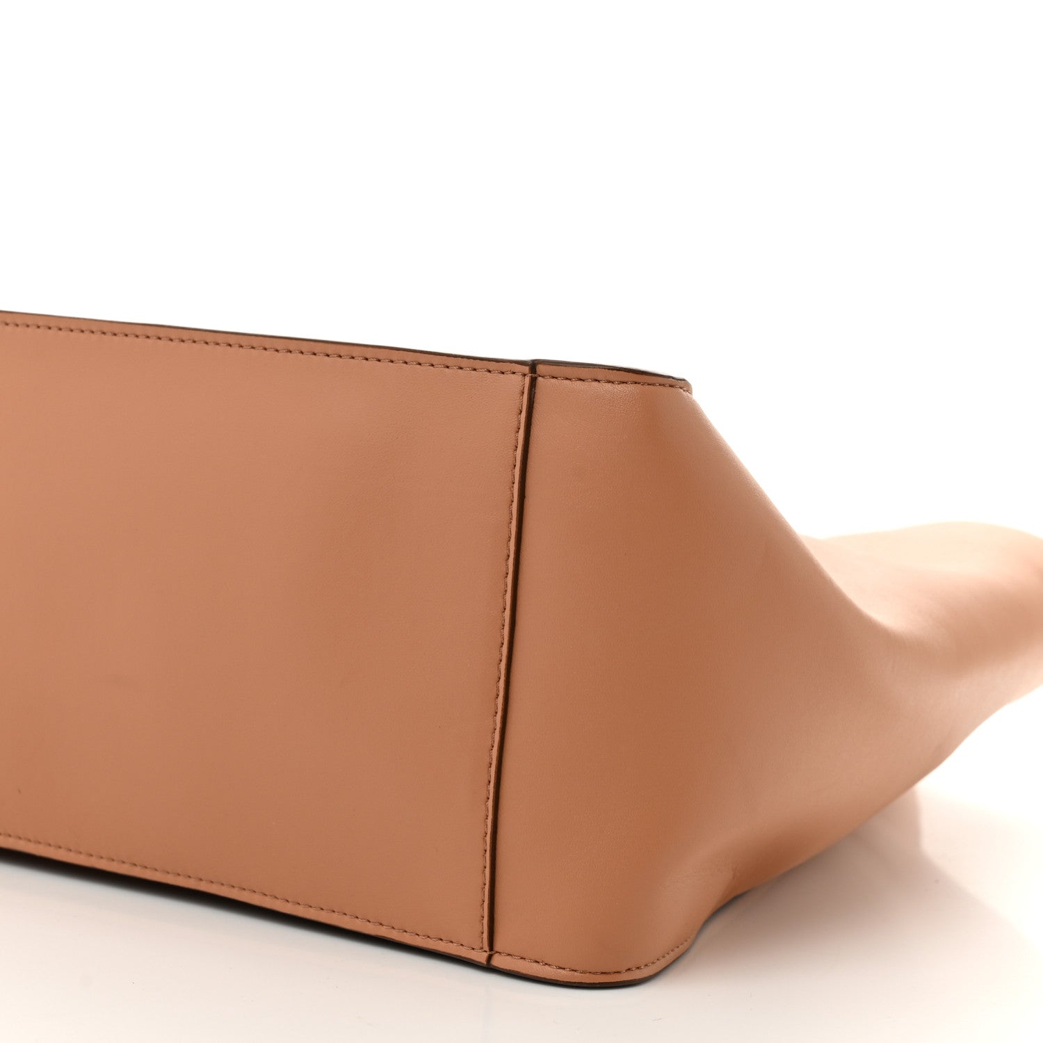 Stella McCartney Eco Alter Nappa East West Perforated Tote Camel 9 of 10