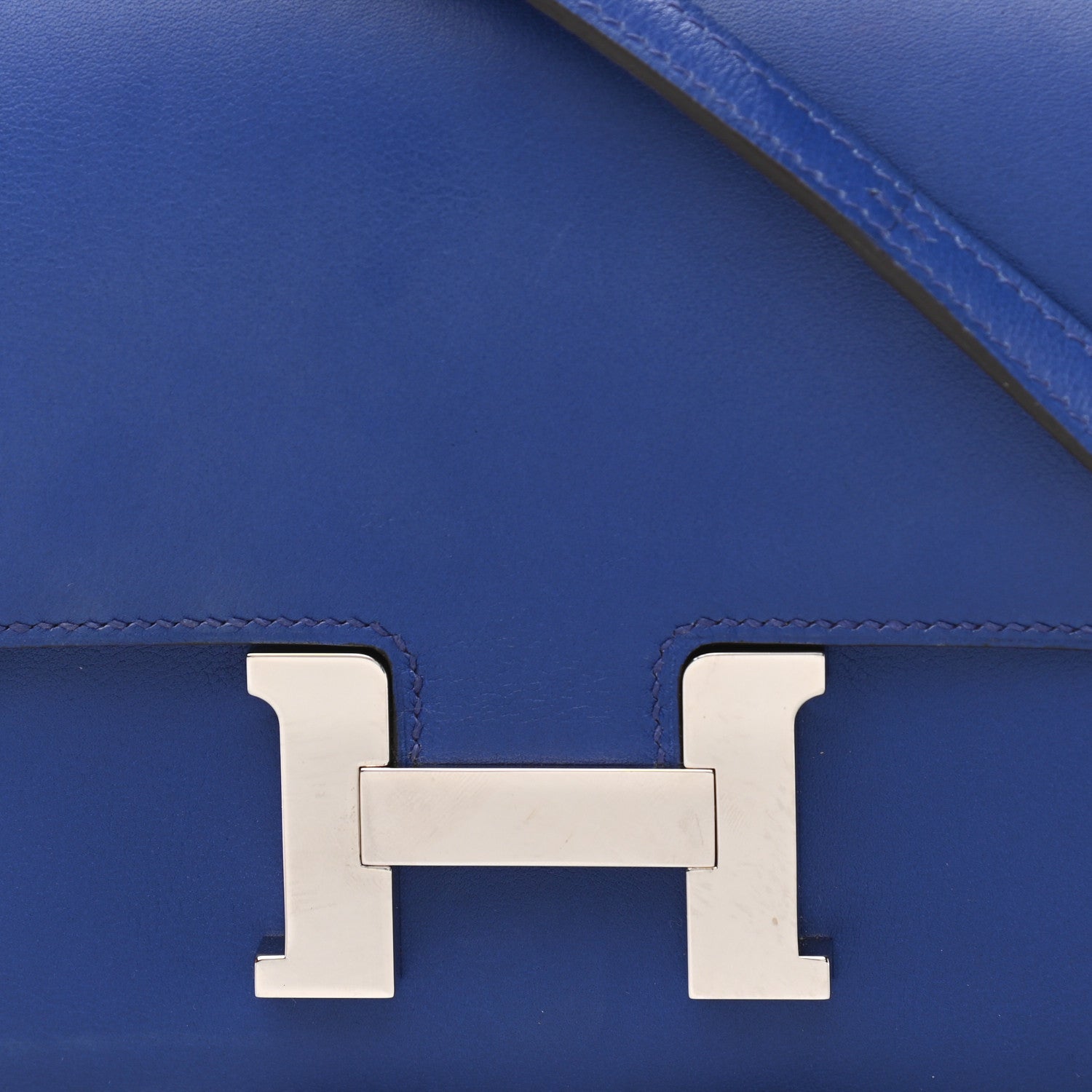 Hermes Swift Constance Elan 25 Bleu Electrique 8 of 11