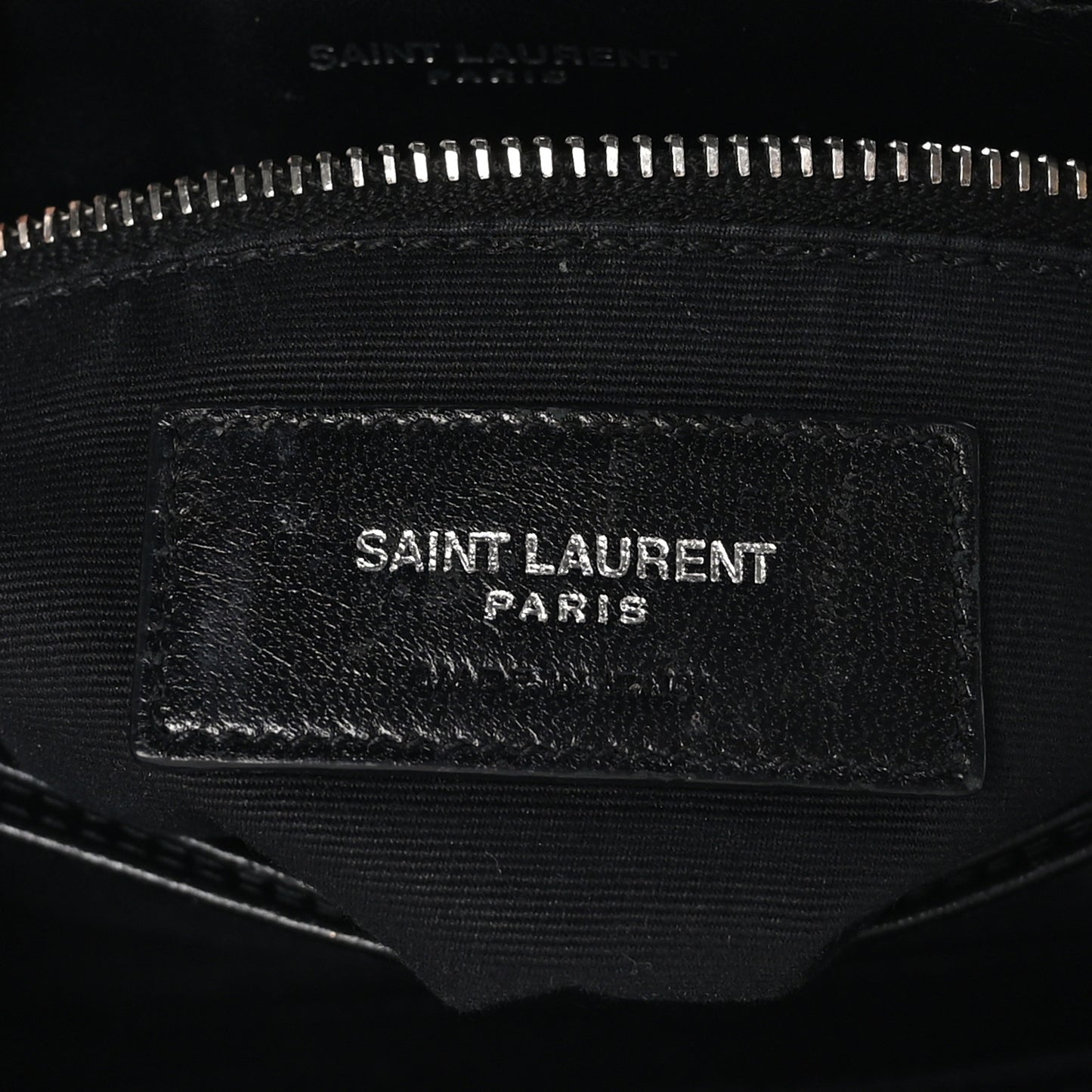 Calfskin Y Quilted Monogram Toy Loulou Crossbody Bag Black