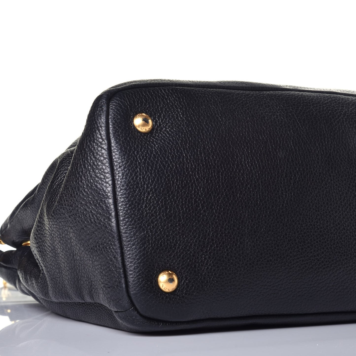 Vitello Daino Tote Nero Black