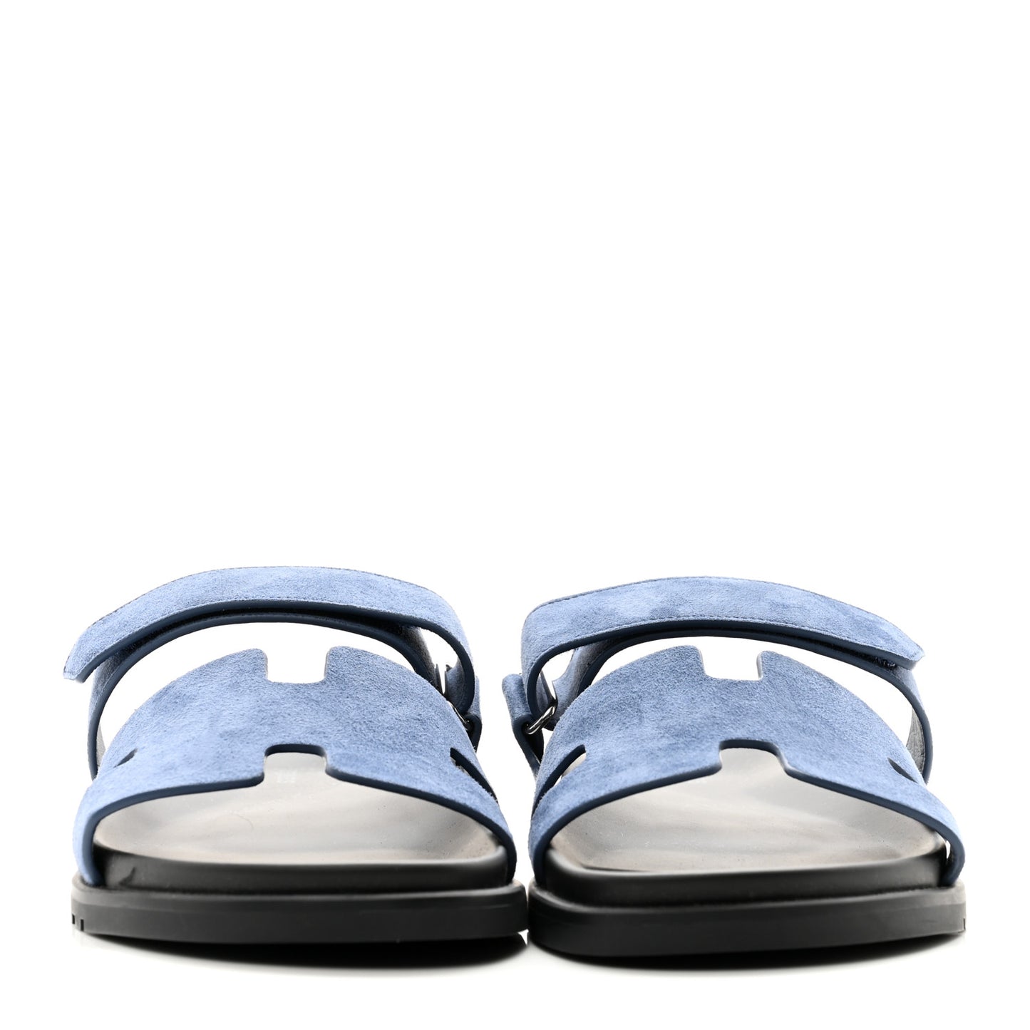 Suede Goatskin Mens Chypre Sandals 43 Bleu Turquin