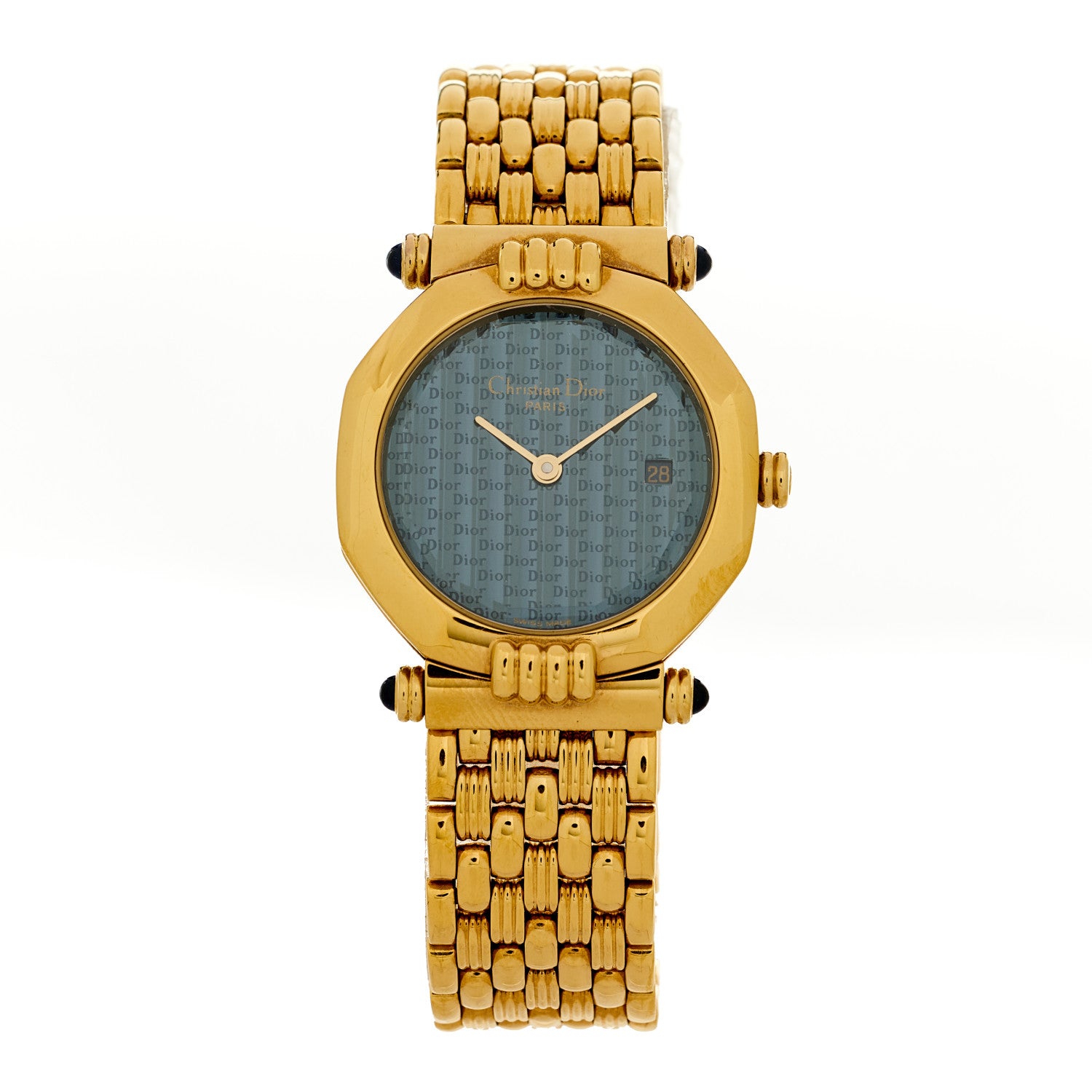 Christian Dior Stainless Steel 26mm Swing Octagon Quartz Watch