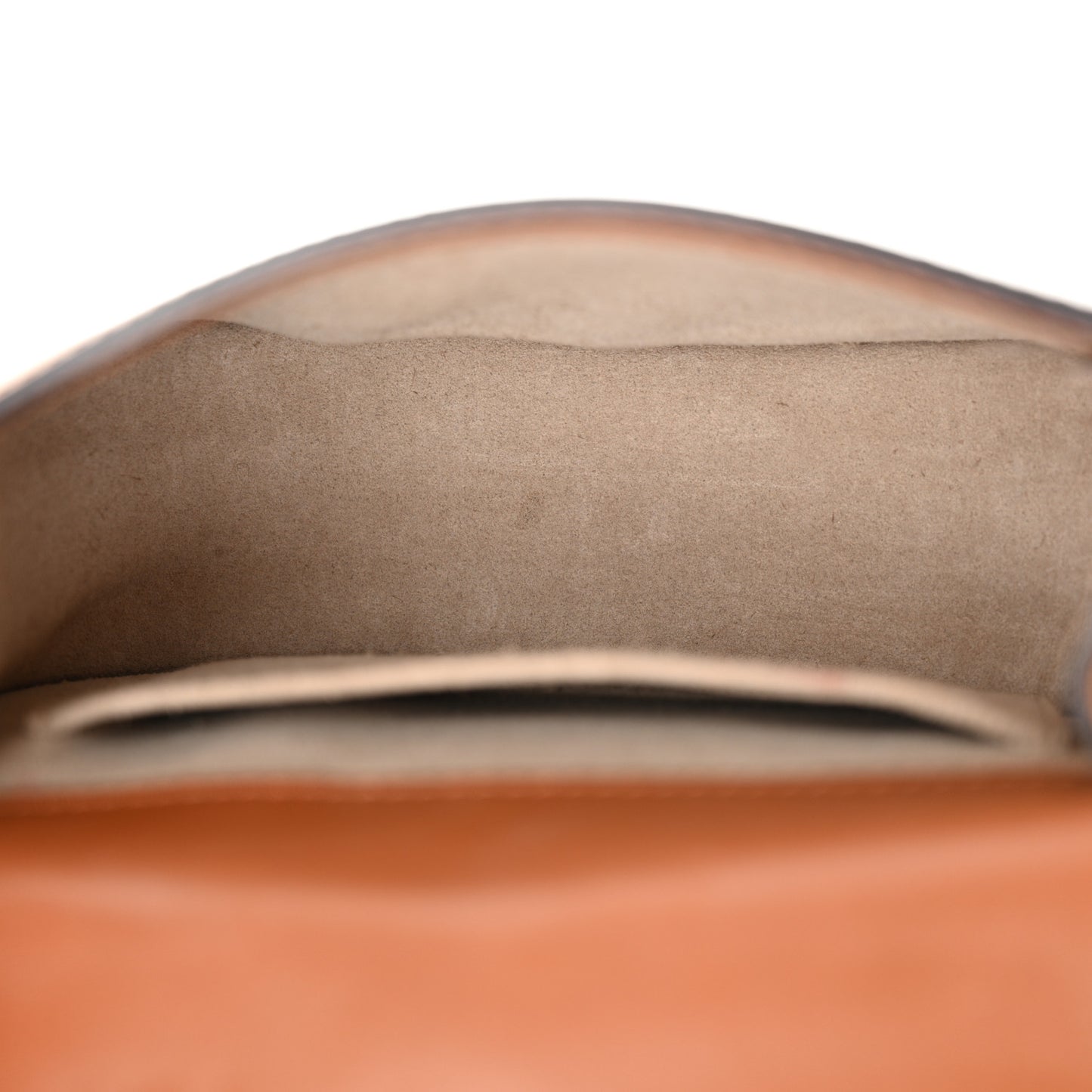 Spazzolato Sfumato Small Nile Bracelet Bag Caramel