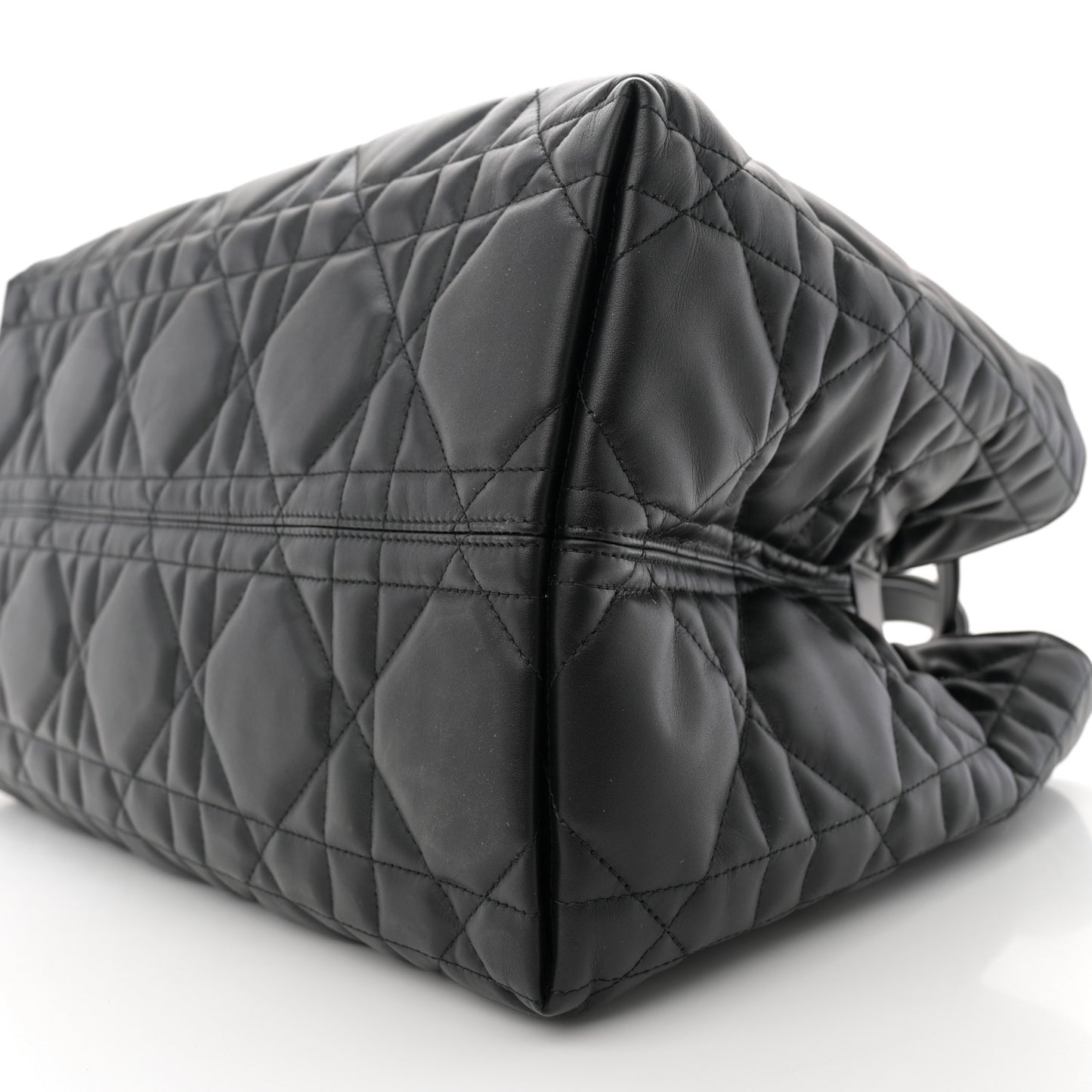 Calfskin Macrocannage Large Toujours Black