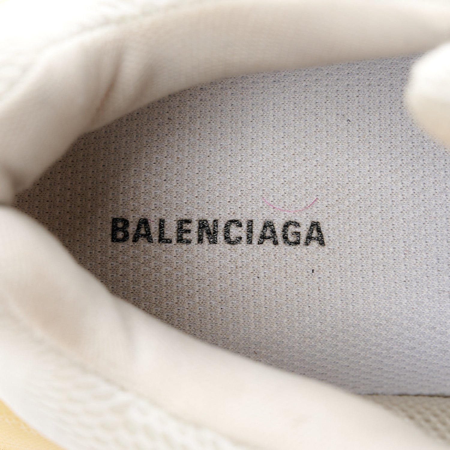 Balenciaga Fabric Mesh Clear Sole Womens Triple S Sneakers 36 White 8 of 9