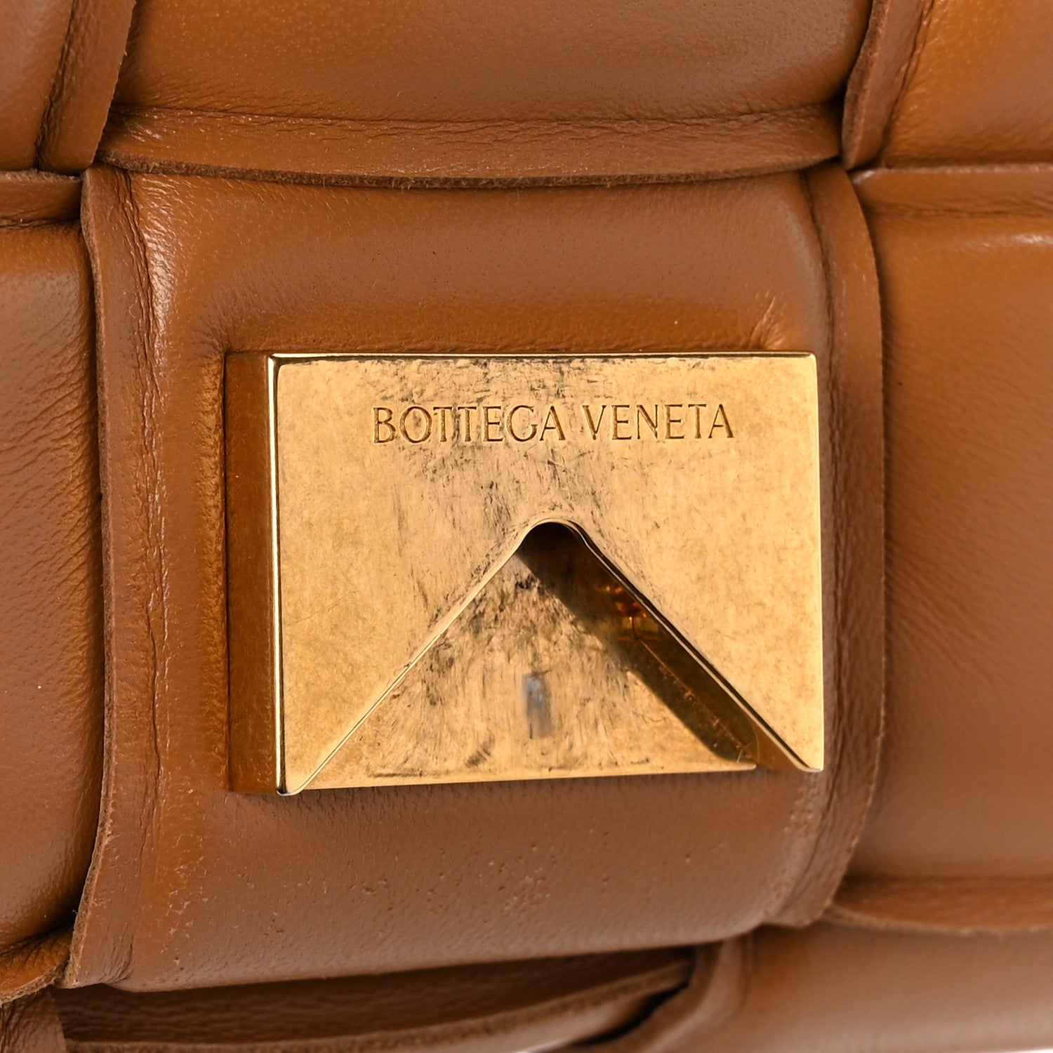 Bottega Veneta Nappa Maxi Intreccio Padded Cassette Crossbody Bag Caramel 9 of 14