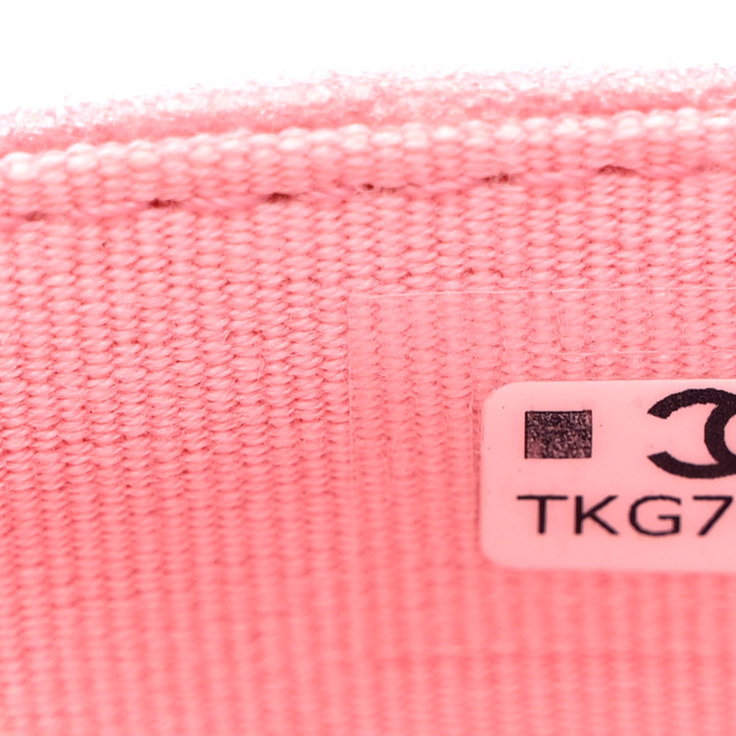 Cloudy Pearly Goatskin Quilted Flap Card Holder Wallet Light Pink