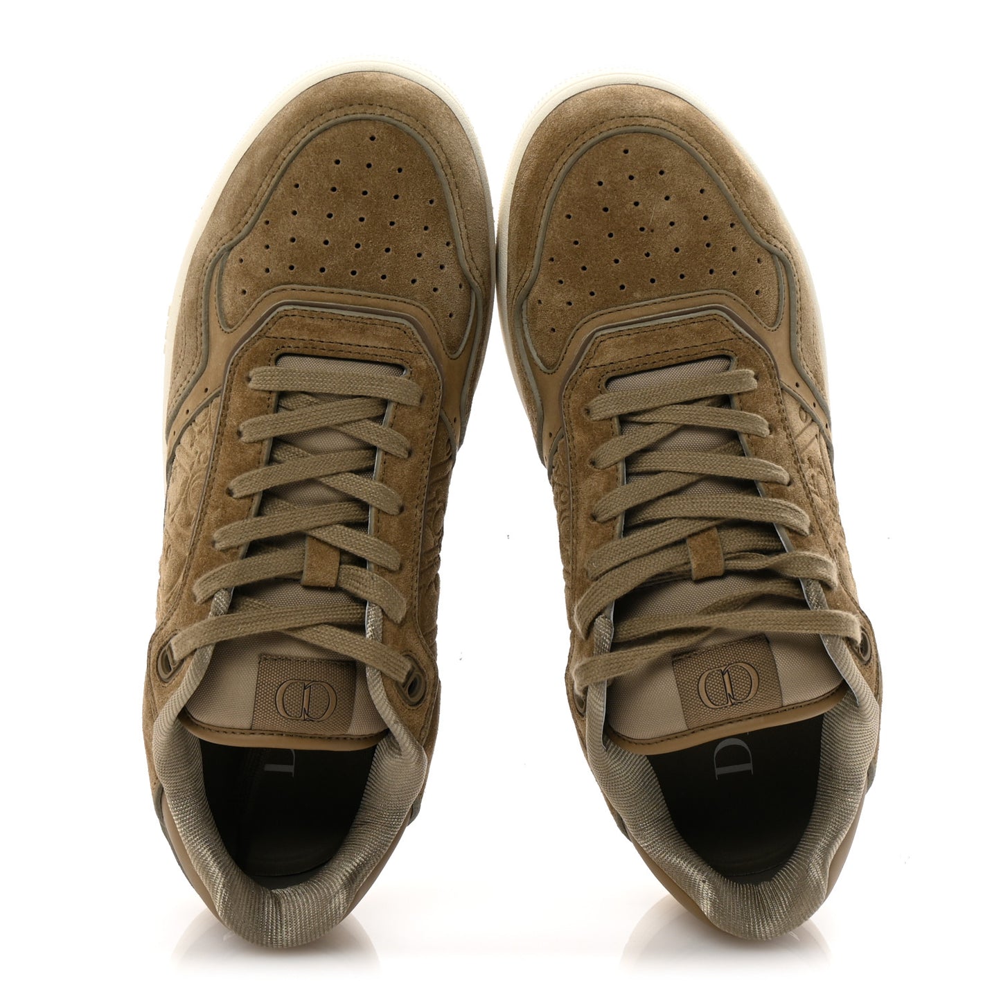 Suede Calfskin Mens B27 Uptown Low Top Sneaker 43 Khaki