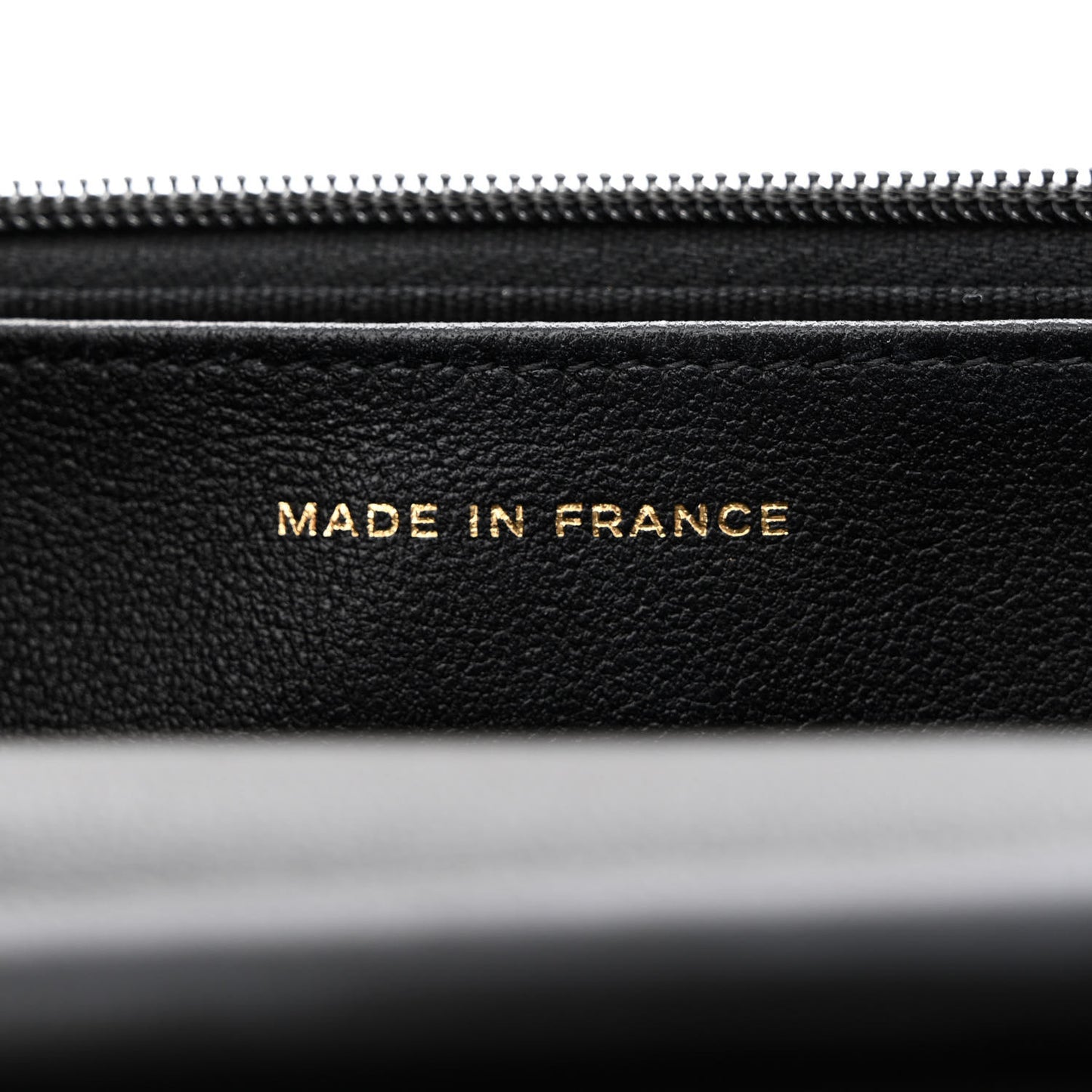 Lambskin Quilted Enamel Coco Casino Wallet On Chain WOC Black