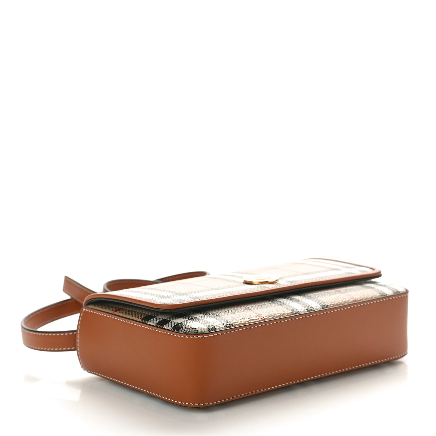 E-Canvas Vintage Check Hampshire Crossbody Archive Beige