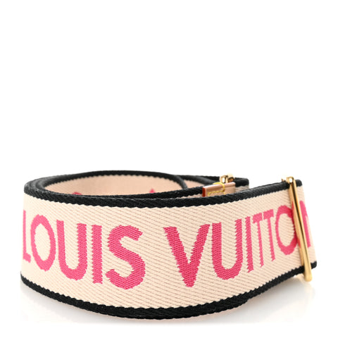 Jacquard Shoulder Strap Black White Pink