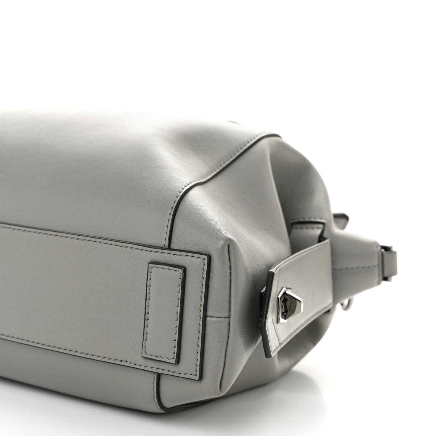 Calfskin Small Soft Antigona Pearl Grey