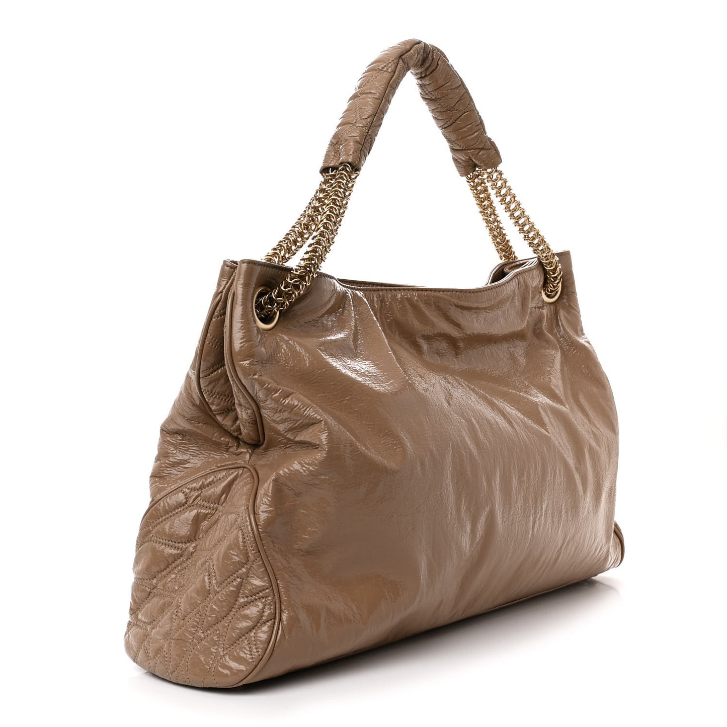 Vinyl Rodeo Tote Beige