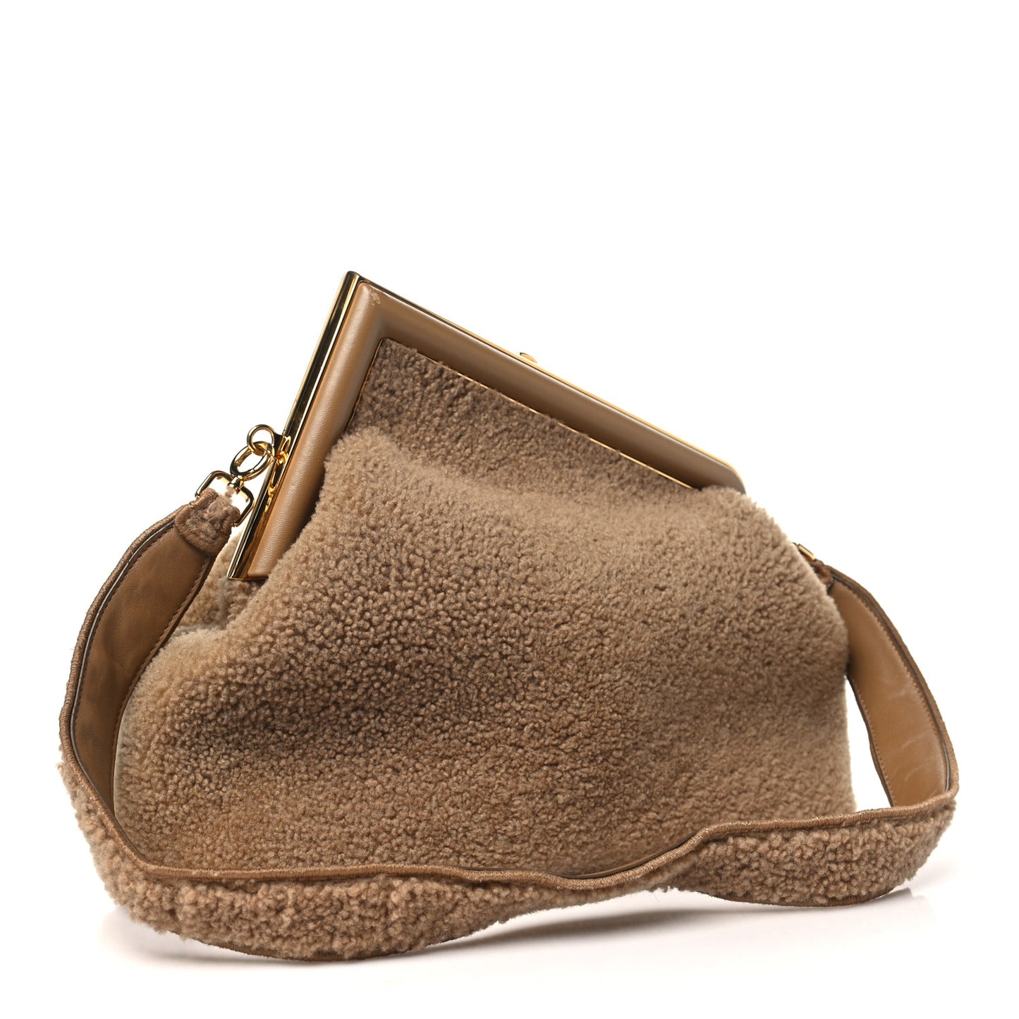 Shearling Medium Fendi First Camel