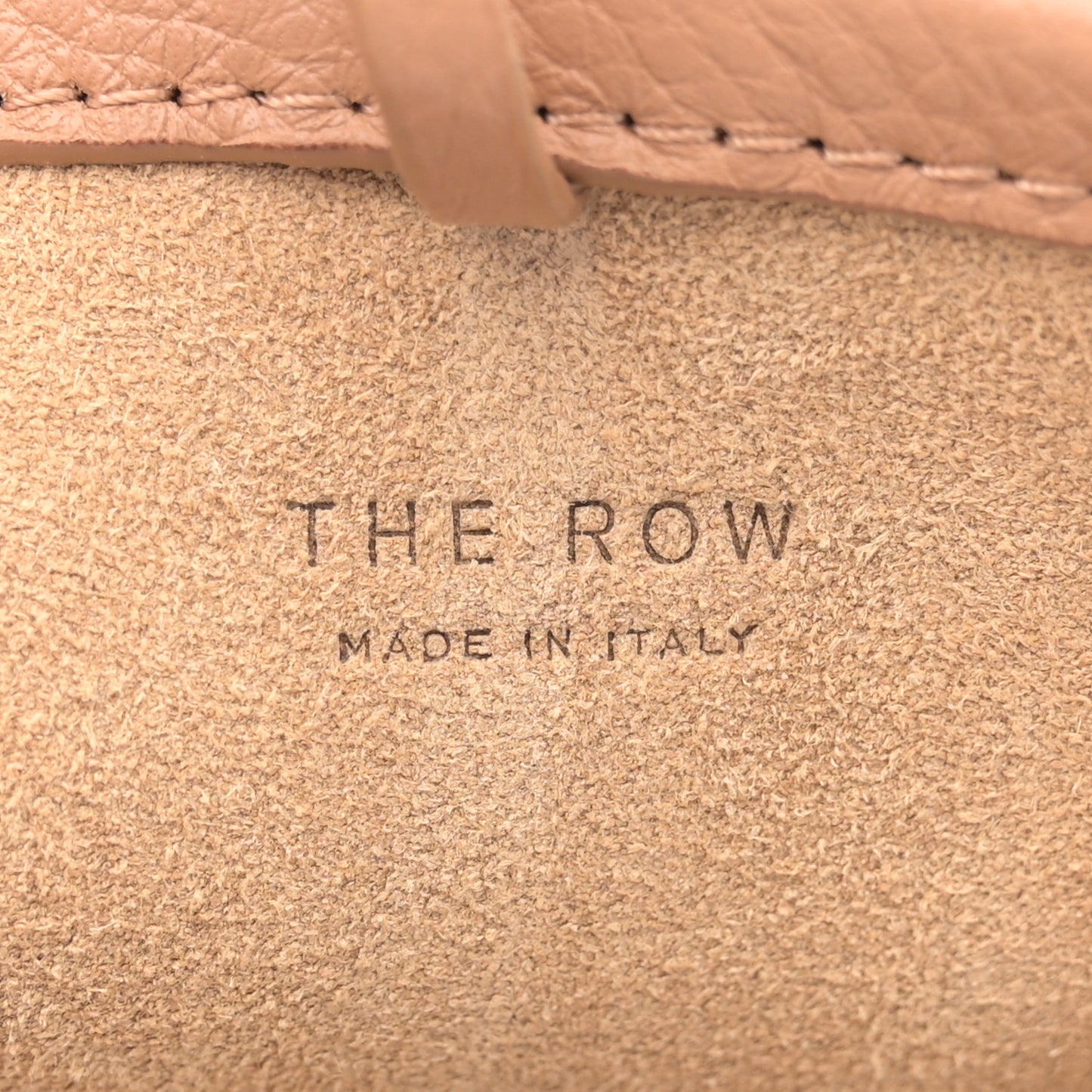 Grained Calfskin Small N/S Park Tote Cinnamon