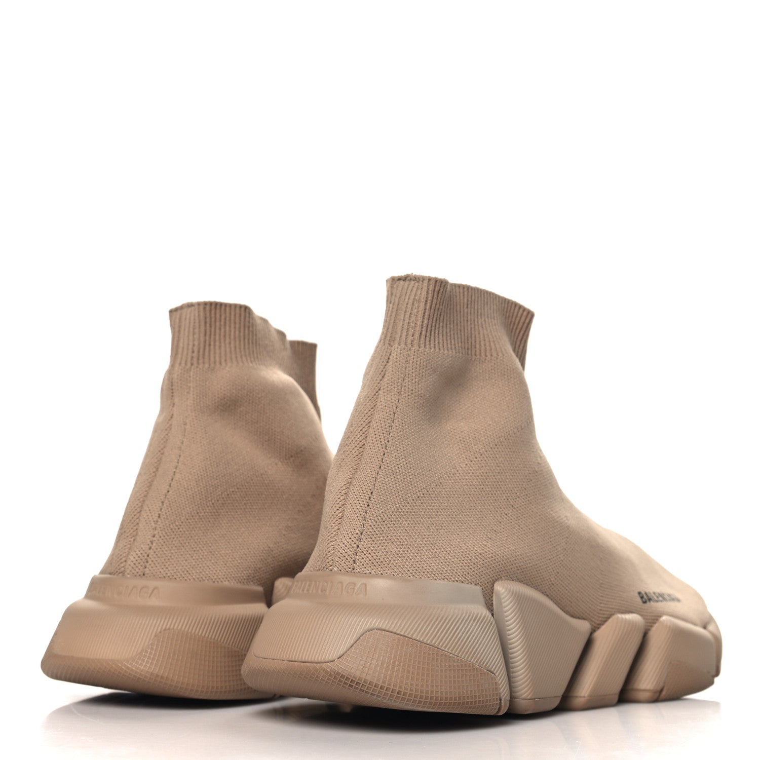 Balenciaga Technical 3D Recycled Knit Womens Speed 2.0 Sneakers 41 Monocolor Beige 5 of 10