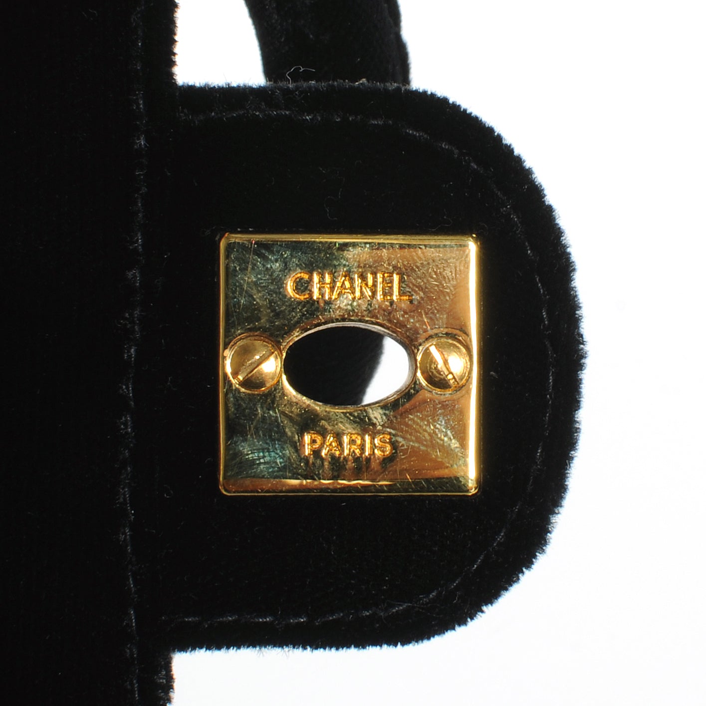 Velvet Micro Mini Kelly Flap Bag Black