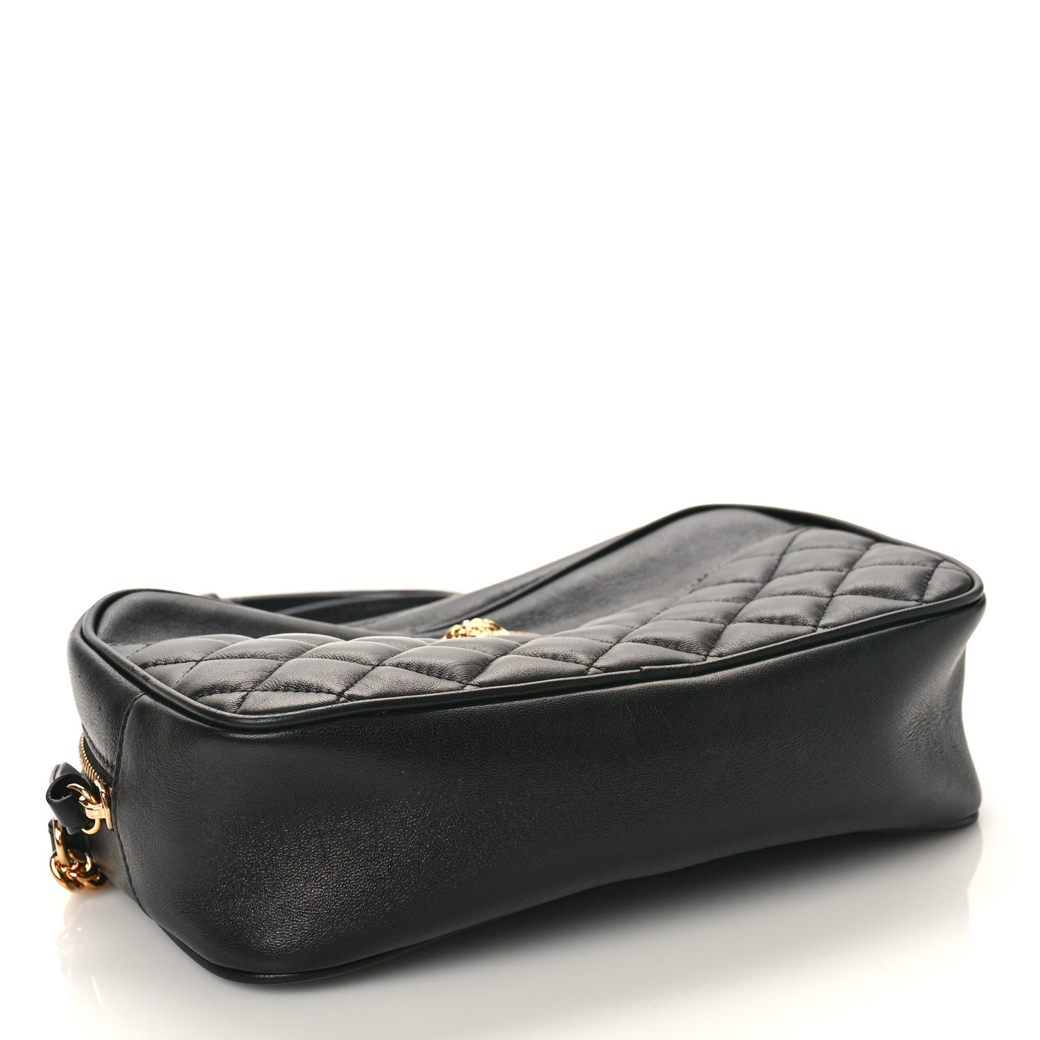 Versace Nappa Quilted Medium Medusa Camera Bag Black 4 of 8