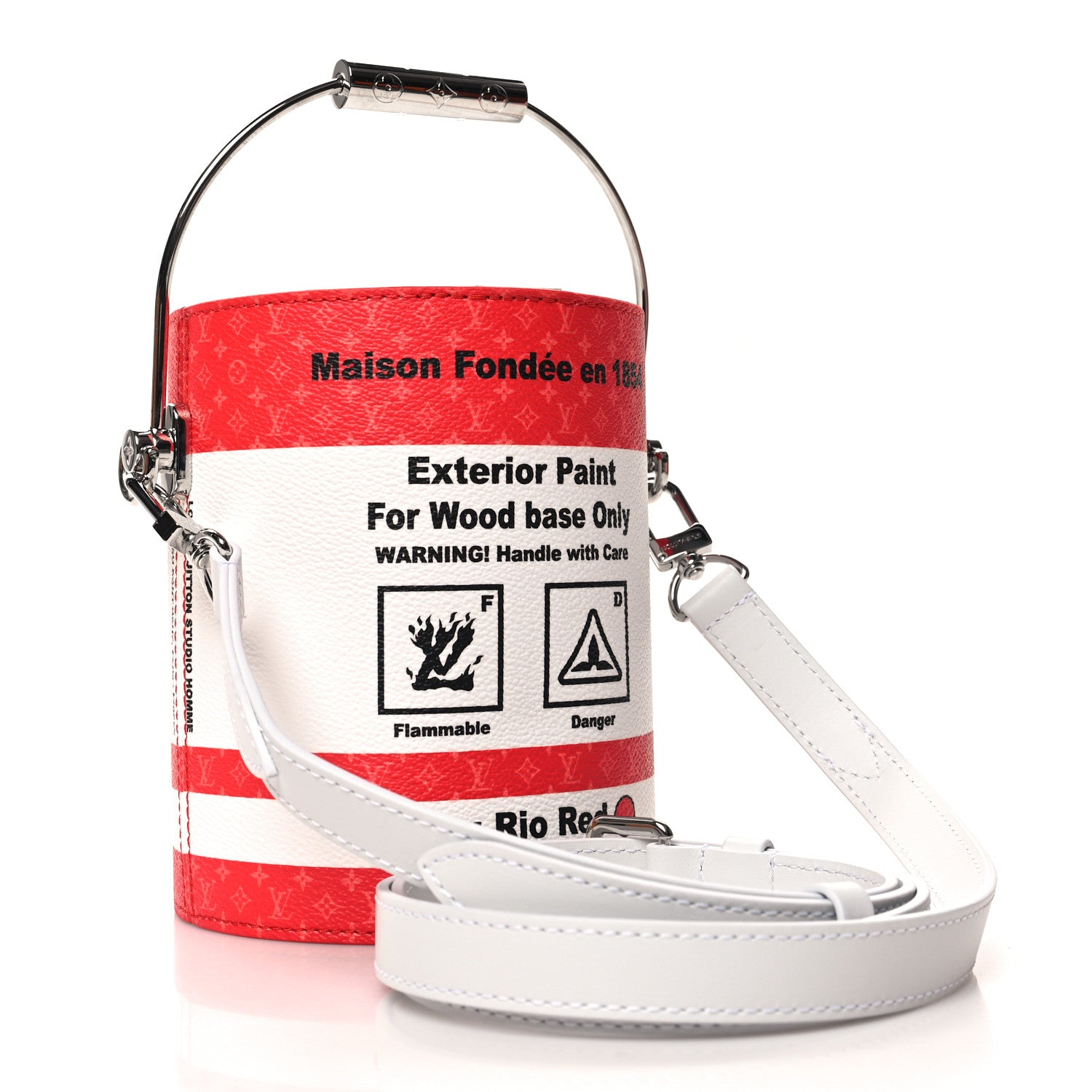 Louis Vuitton Monogram LV Paint Can Red 3 of 10