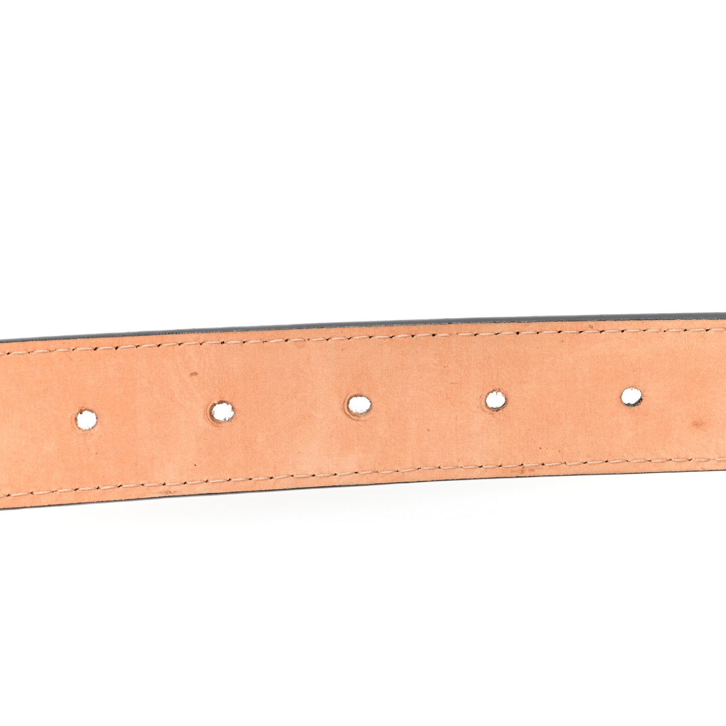 Calfskin Jeans Belt 80 32 Black