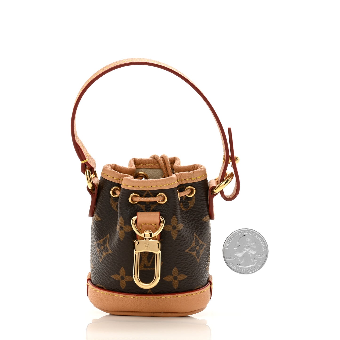 Monogram Micro Noe Bag Charm Key Ring