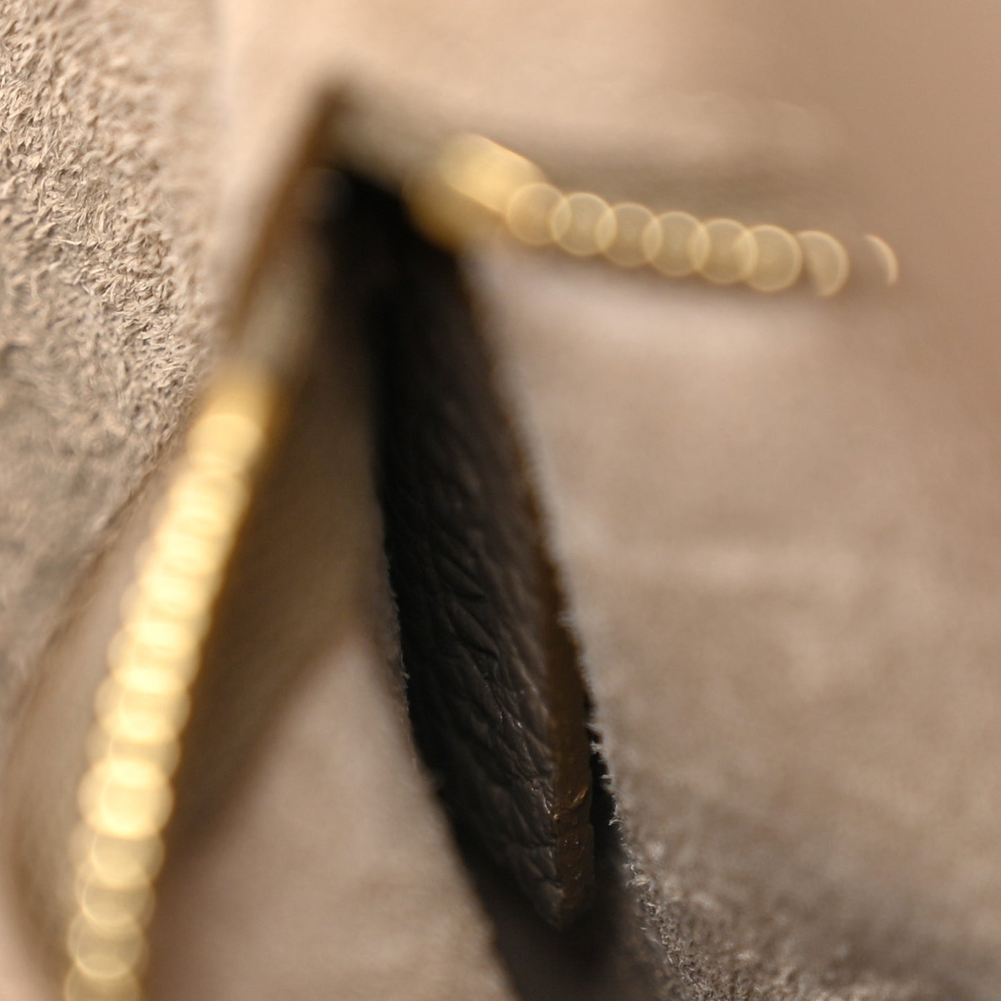 Soft Grained Calfskin Small Sangle Bucket Bag Taupe