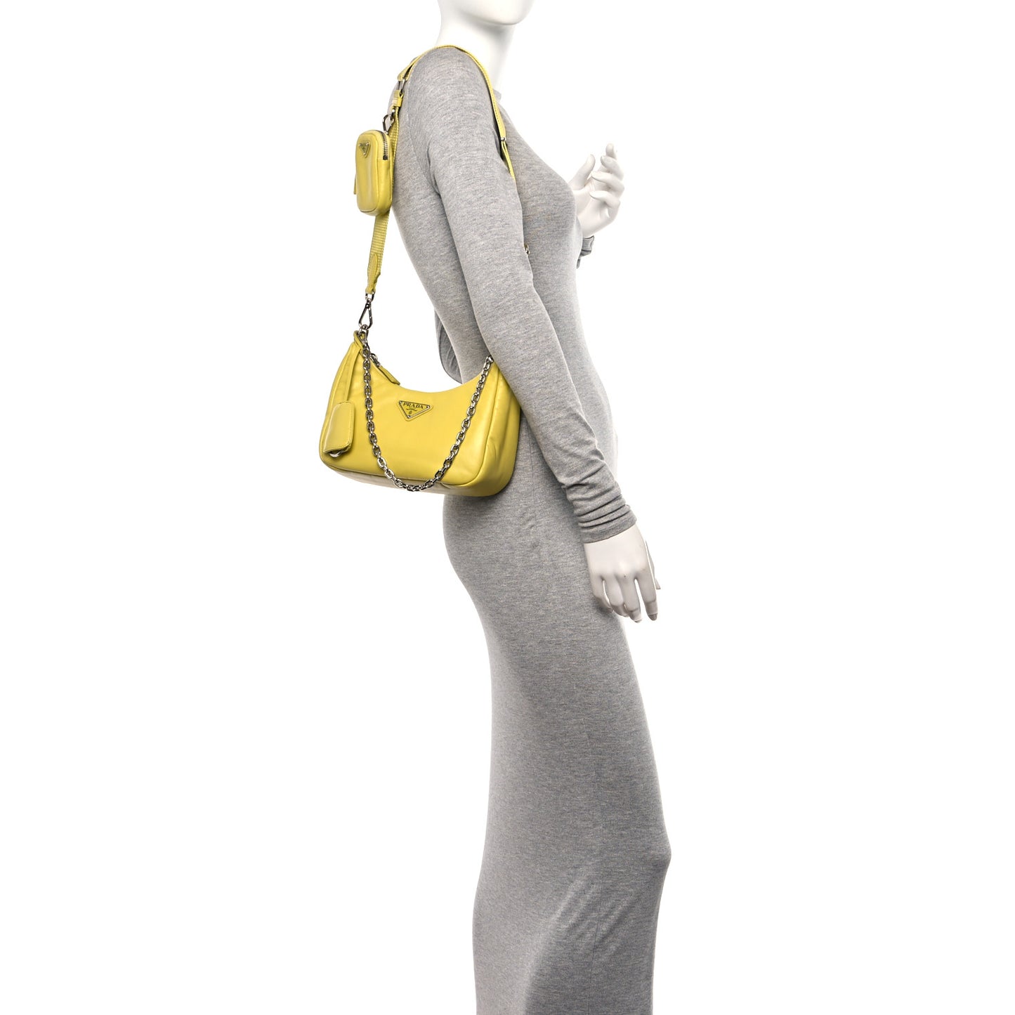 Nappa Soft Padded Re-Edition 2005 Shoulder Bag Cedro