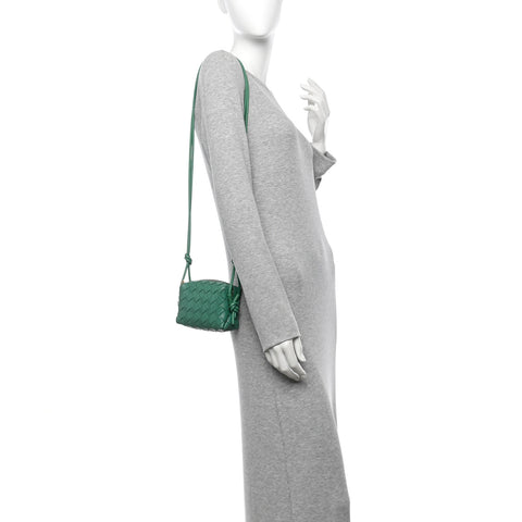 Nappa Intrecciato Candy Loop Camera Bag Mermaid