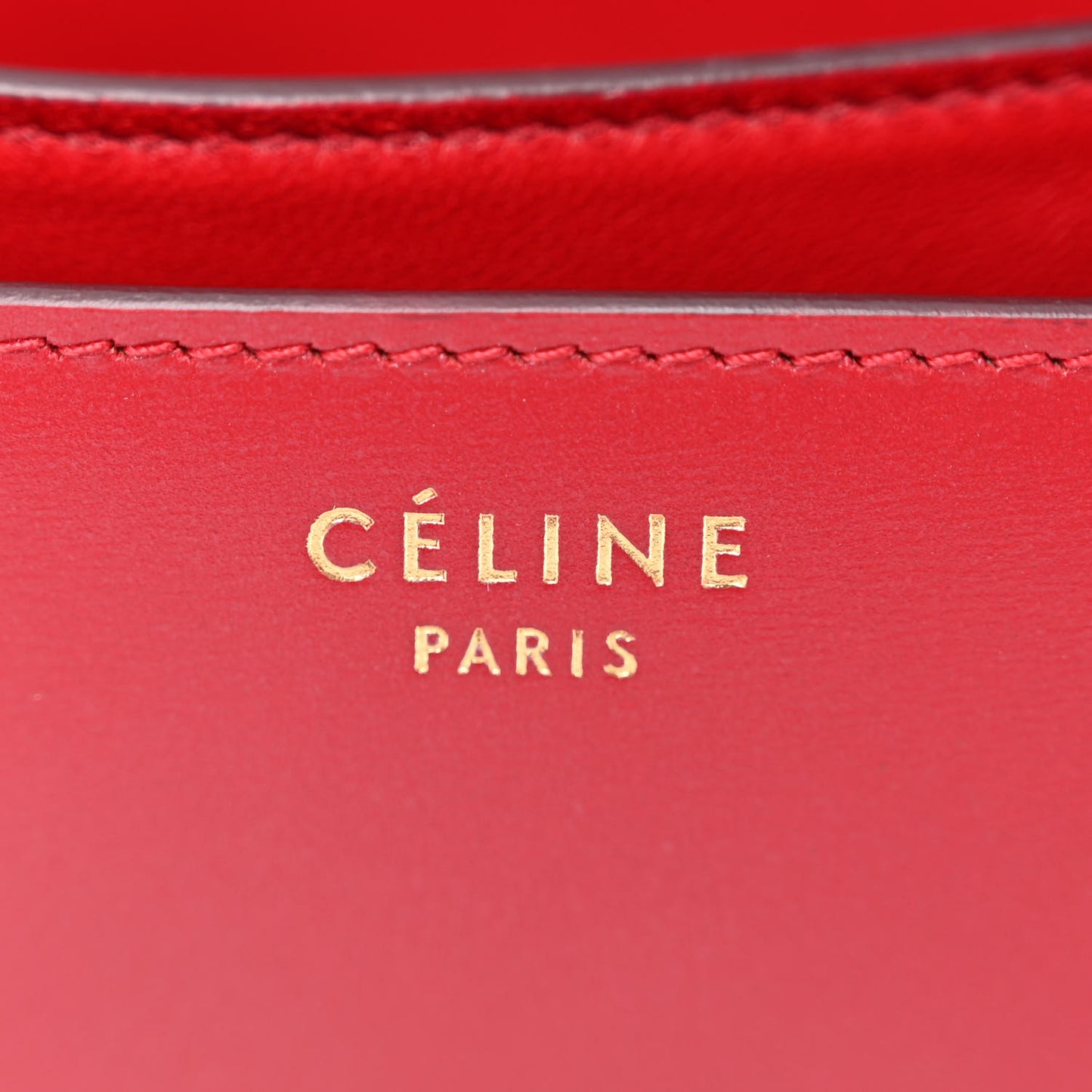 Box Calfskin Medium Classic Box Flap Bag Red
