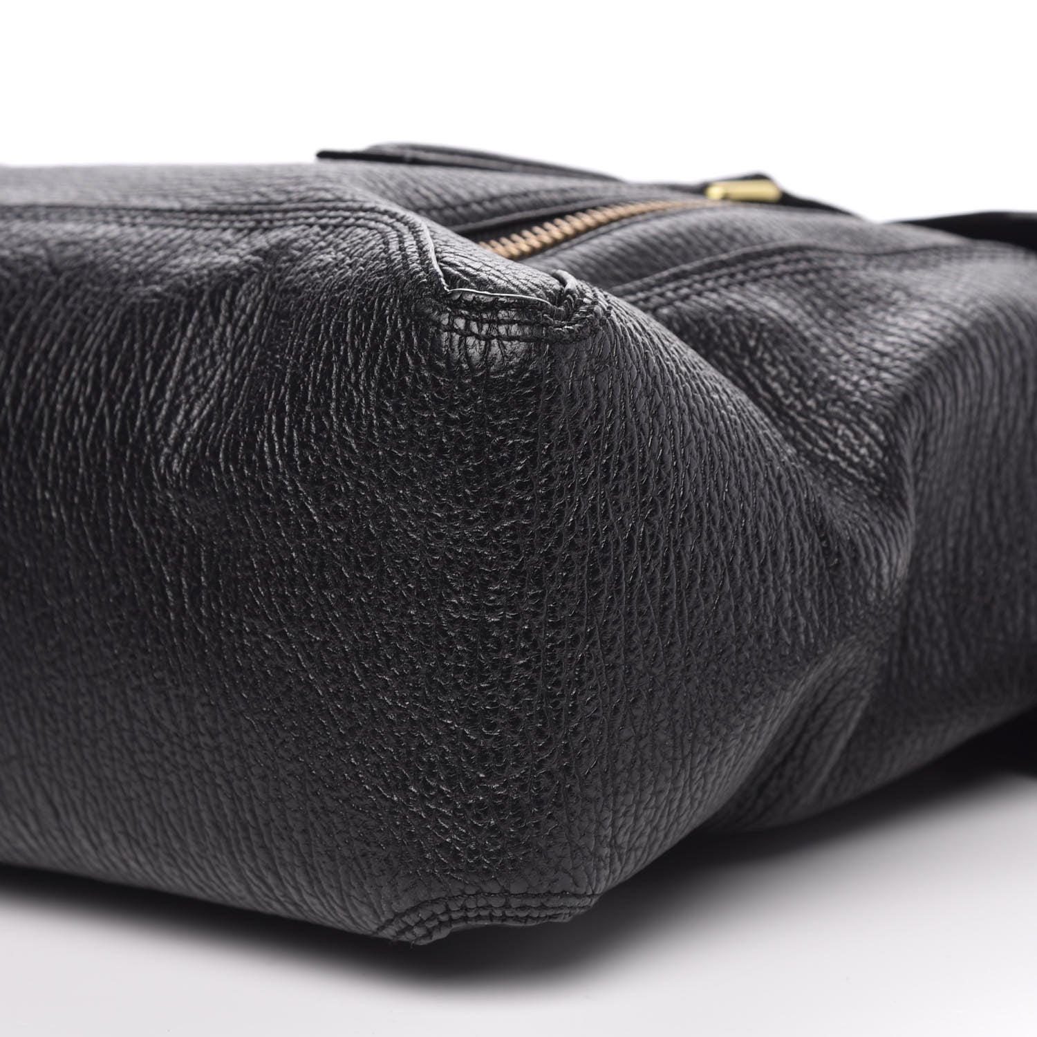 3.1 Phillip Lim 3.1 Textured Calfskin Large Pashli Satchel Black 10 of 11