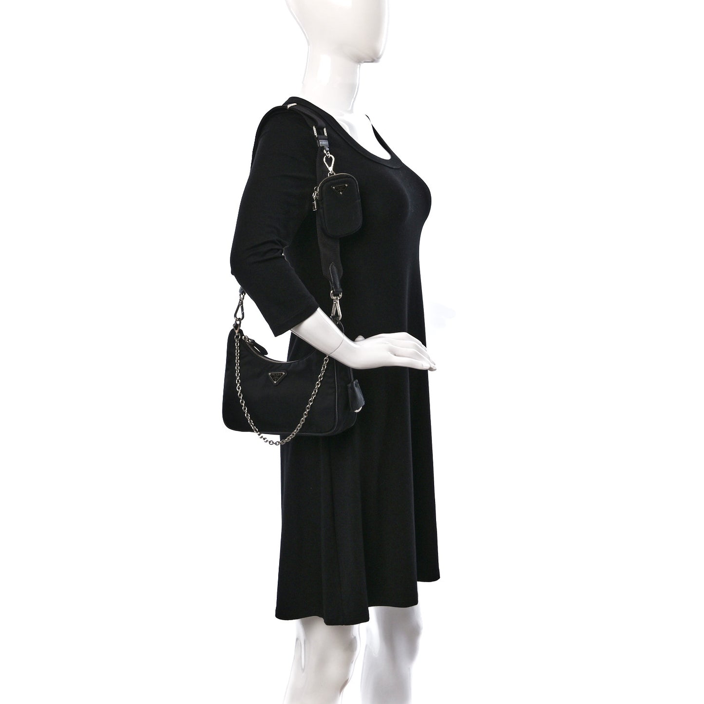 Nylon Re-Edition 2005 Shoulder Bag Black