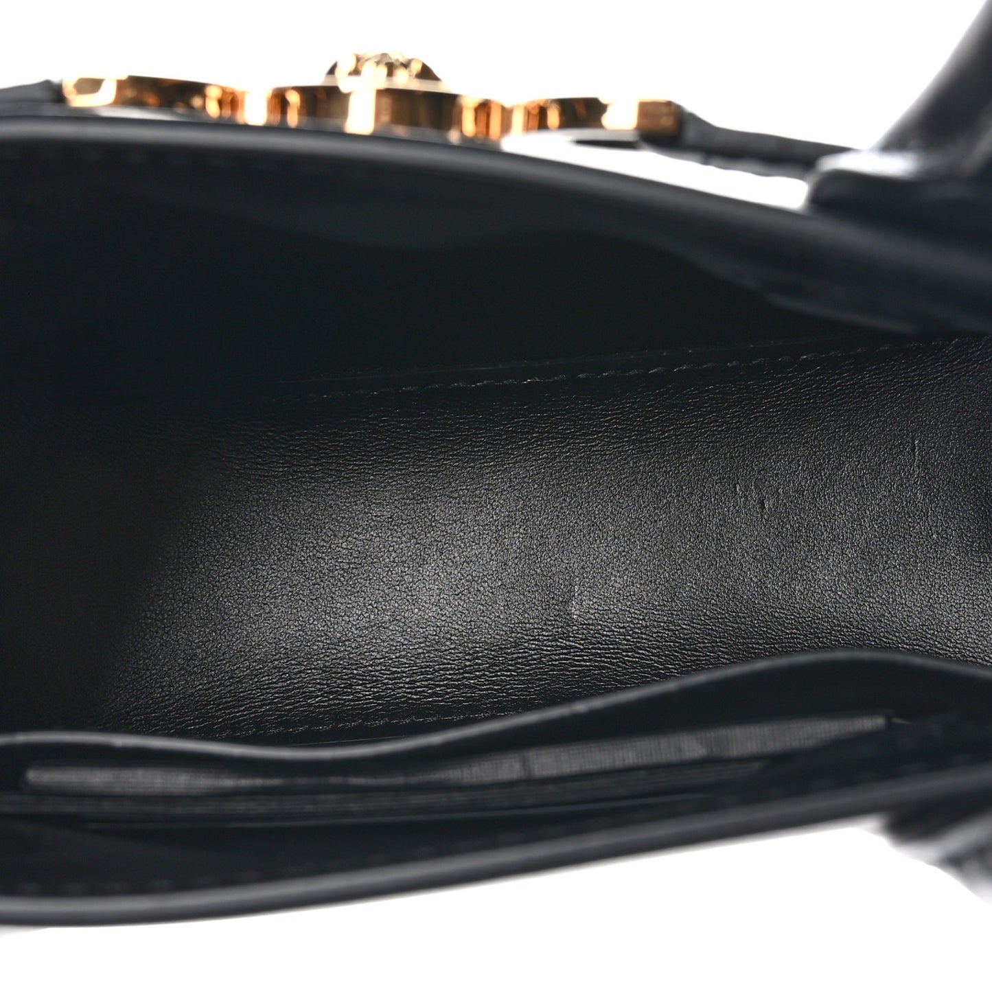 Calfskin Small Medusa '95 Tote Bag Black