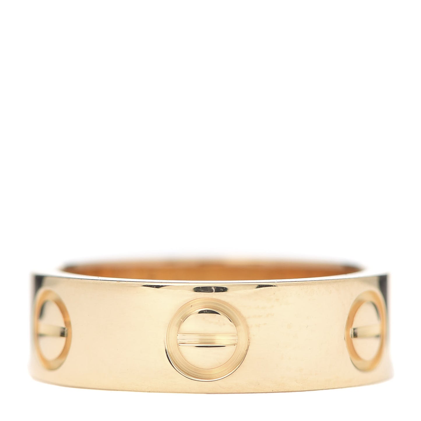 18K Yellow Gold 5.5mm LOVE Ring 48 4.5