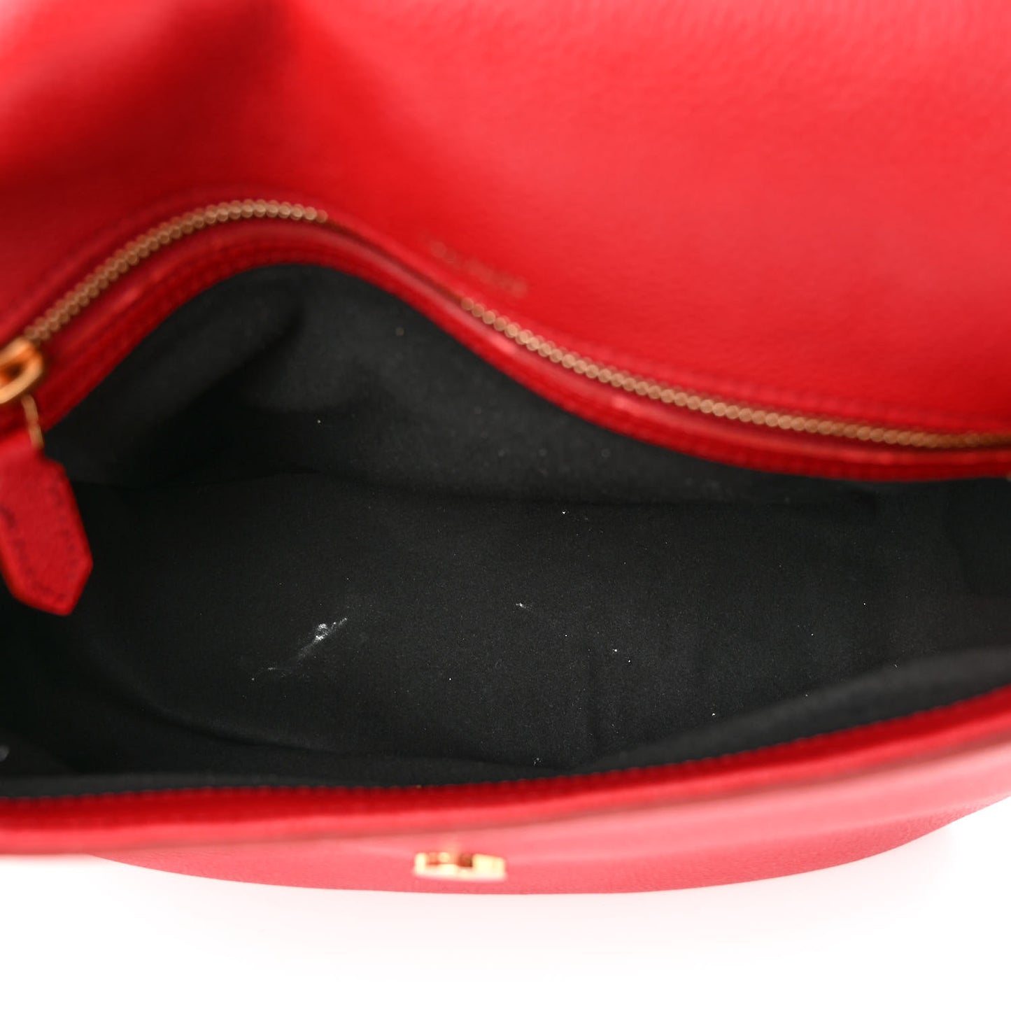 Calfskin Tara Top Handle Bag Red