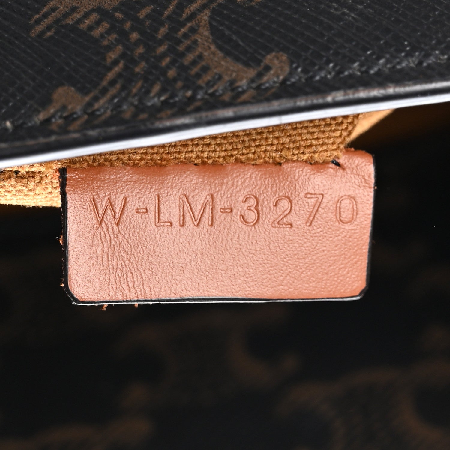 Celine Triomphe Canvas Calfskin Small Vertical Cabas Tan 6 of 10