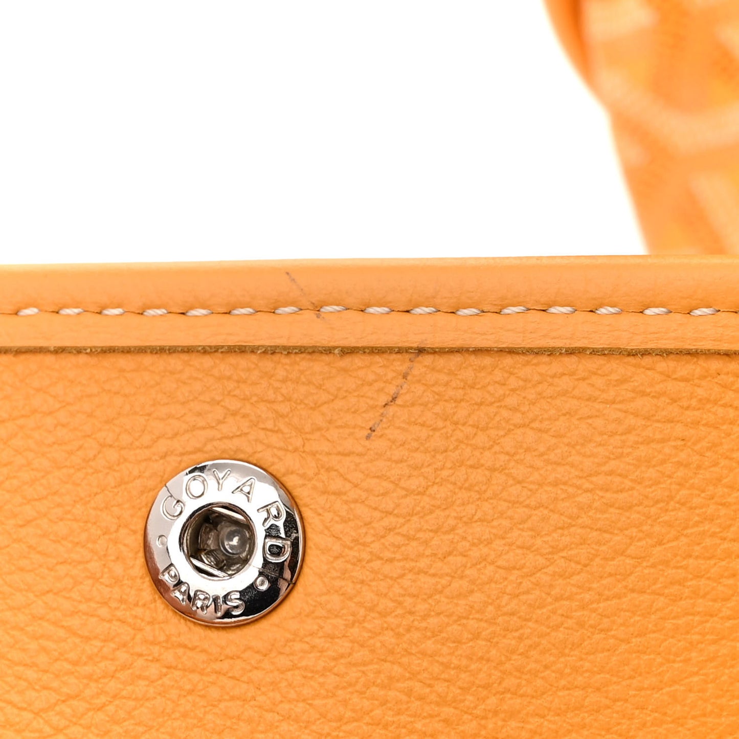 Goyardine Reversible Anjou PM Yellow