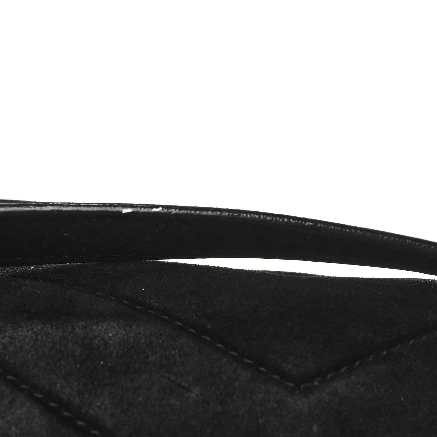 Saint Laurent Suede Calfskin Y Quilted Monogram Small Loulou Chain Satchel Black 11 of 13