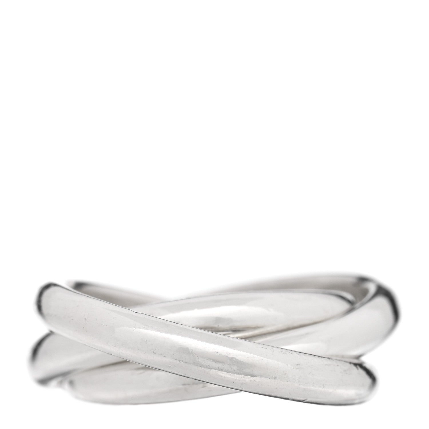 Tiffany Sterling Silver Interlocking Ring 49 5 1840736 – FASHIONPHILE