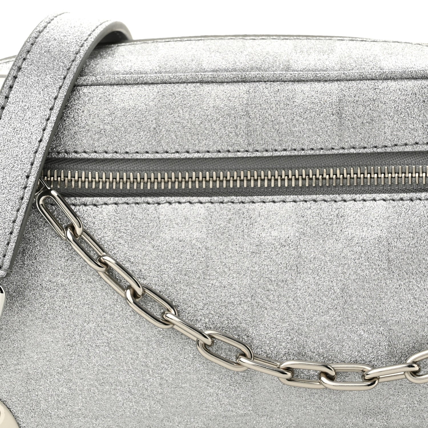Louis Vuitton Damier Glitter Mini Soft Trunk Silver 7 of 11
