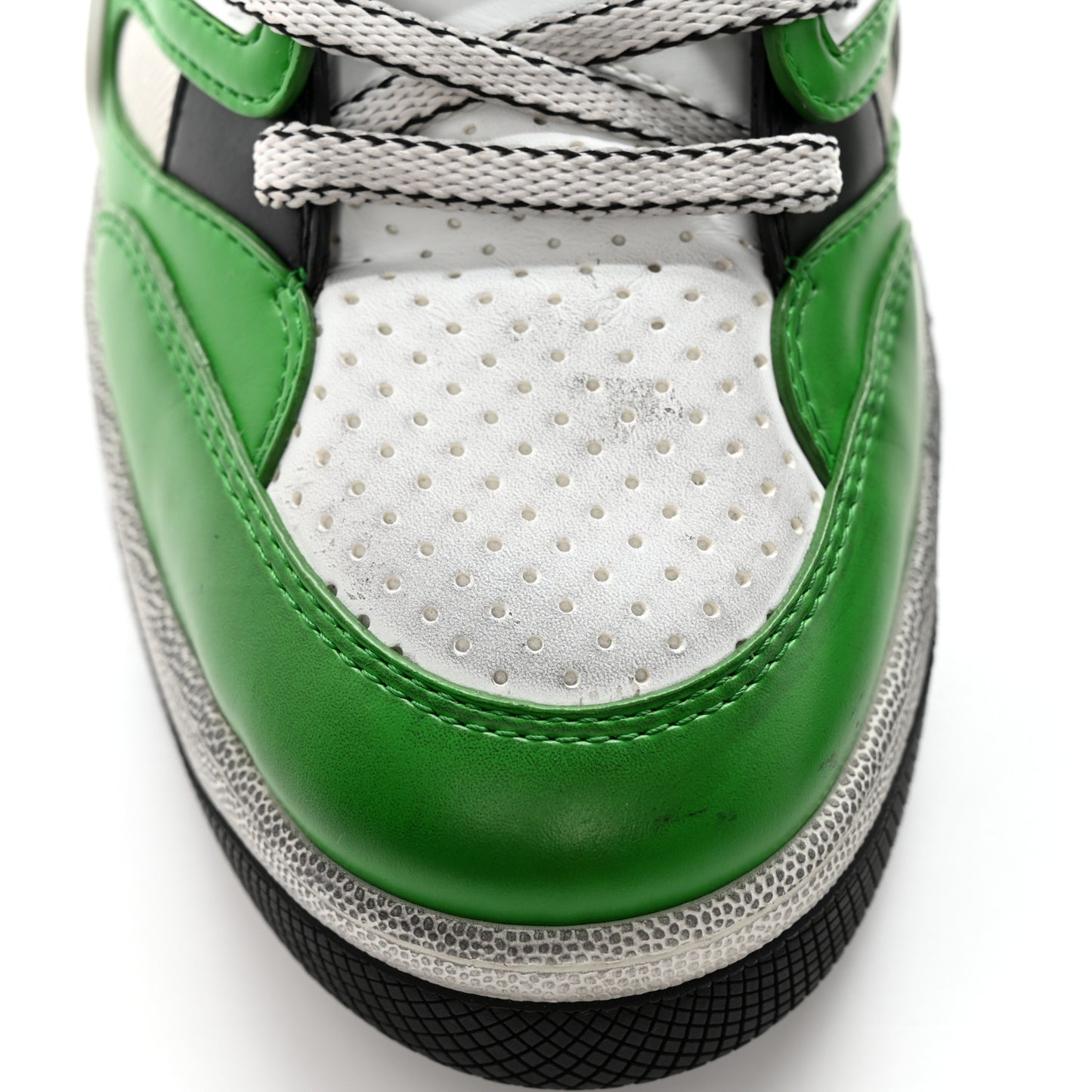 Demetra Mens Basket High Top Sneakers 8 Holly Green Great White Black