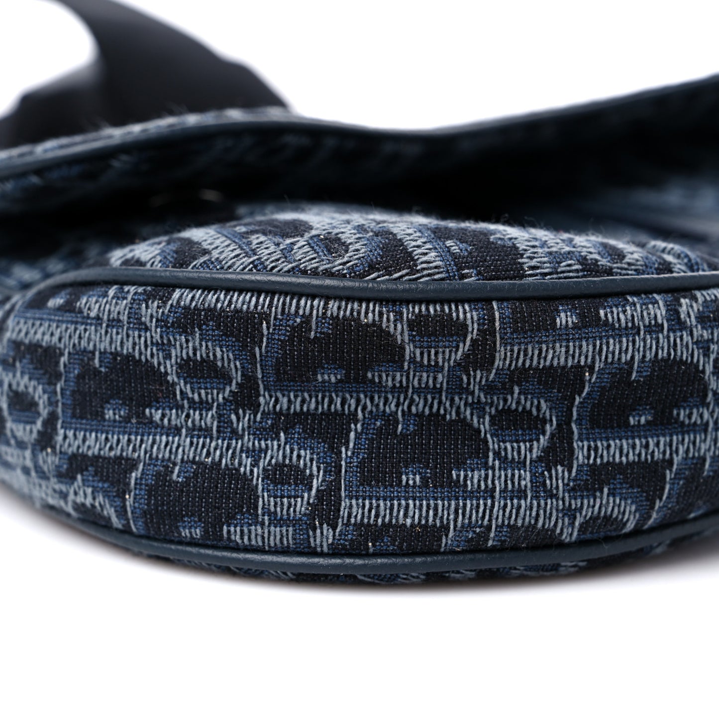 Oblique Mens Saddle Bag Blue