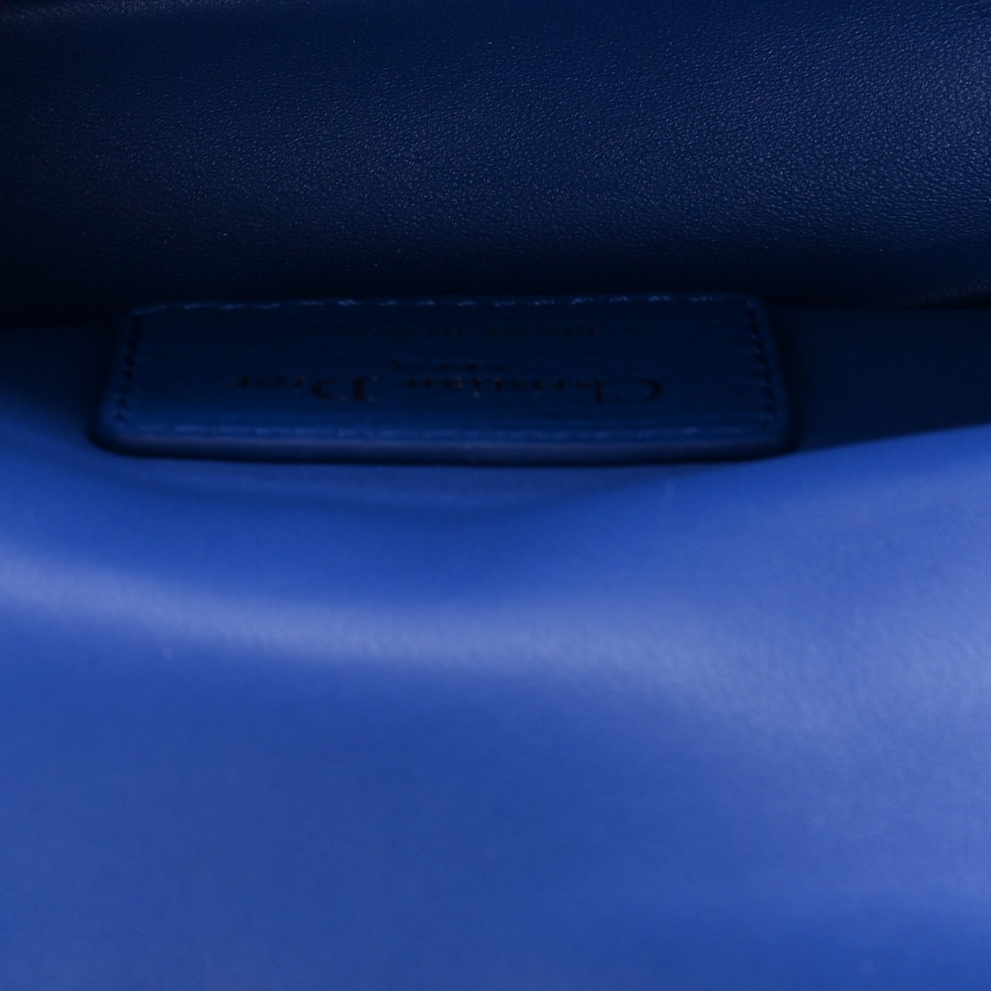 Supple Calfskin Cannage Micro Caro Bag Greece Greece Blue