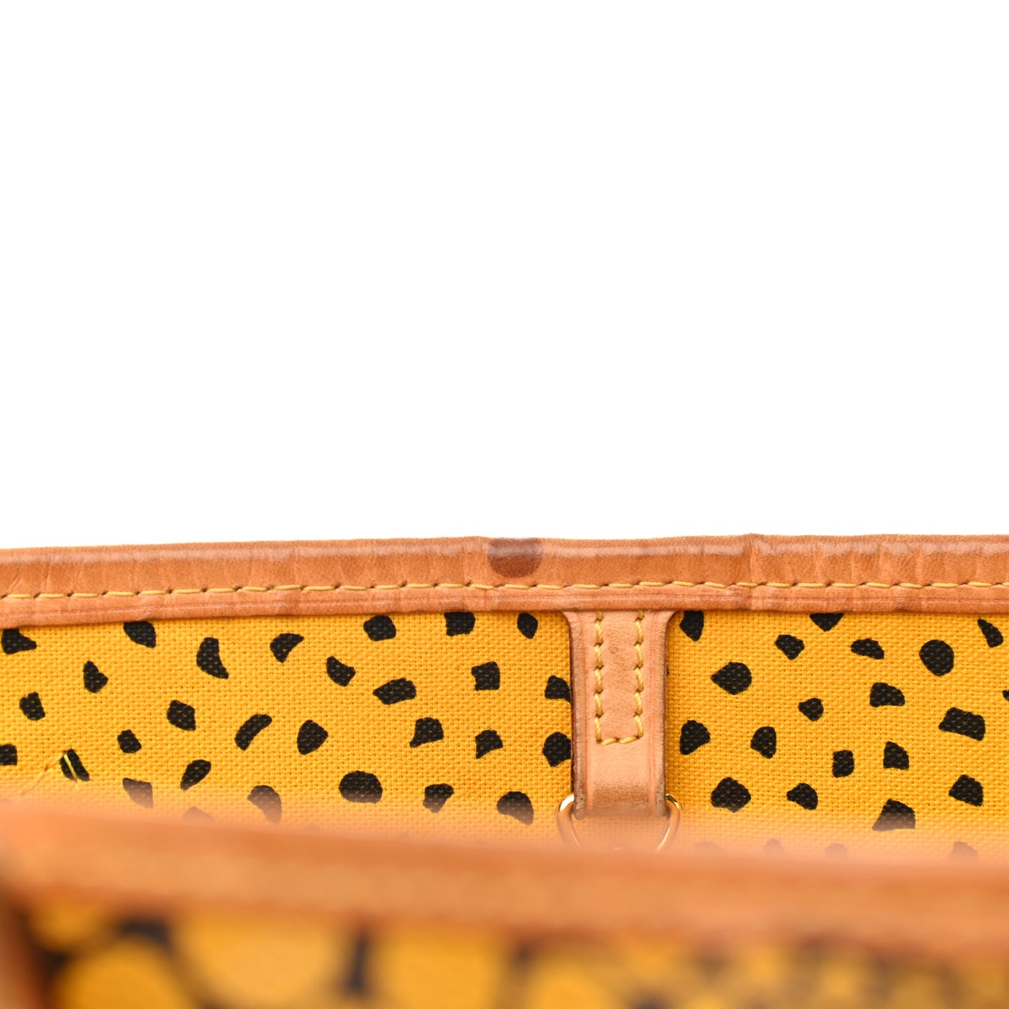 Monogram Kusama Waves Neverfull MM Yellow