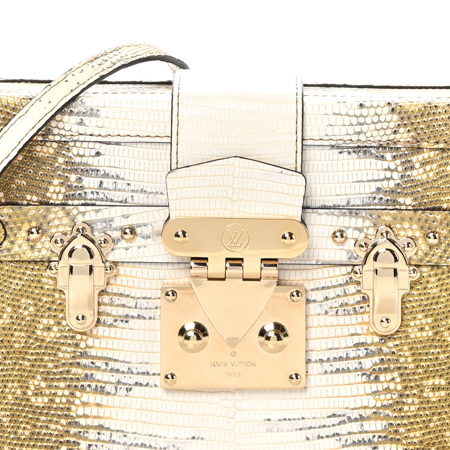 Lizard Petite Malle Vegetal Luxe
