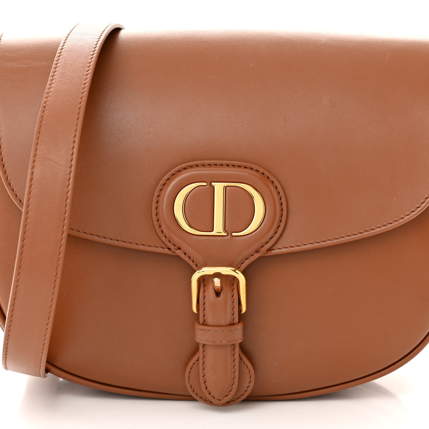 Box Calfskin Medium Bobby Flap Camel