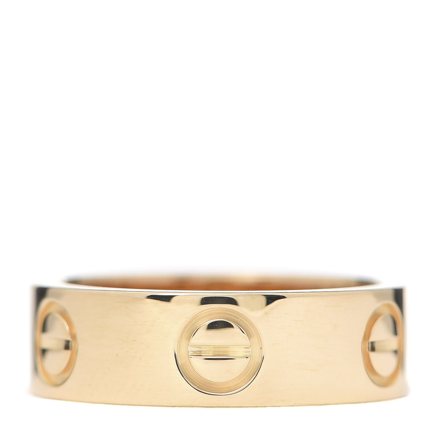 18K Yellow Gold 5.5mm LOVE Ring 48 4.5