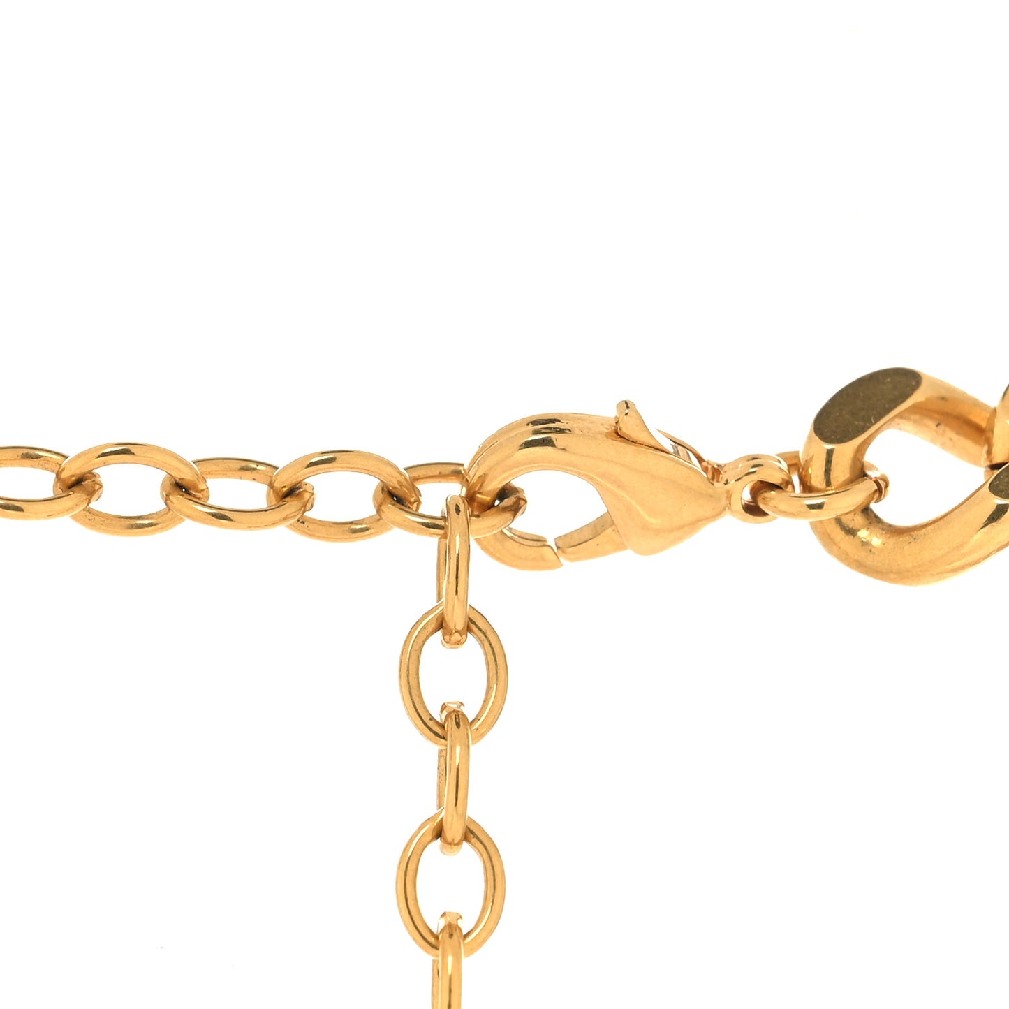 Metal CD Spikes Choker Necklace Gold