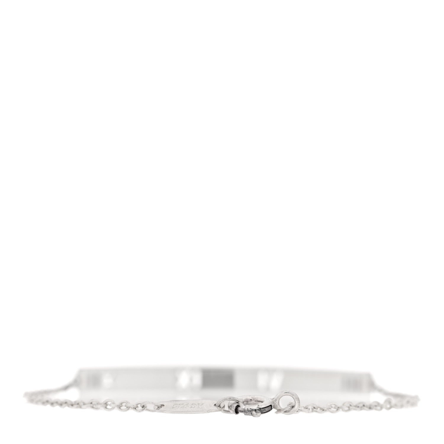 Tiffany Sterling Silver Atlas Bar Pierced Bracelet 2 of 3