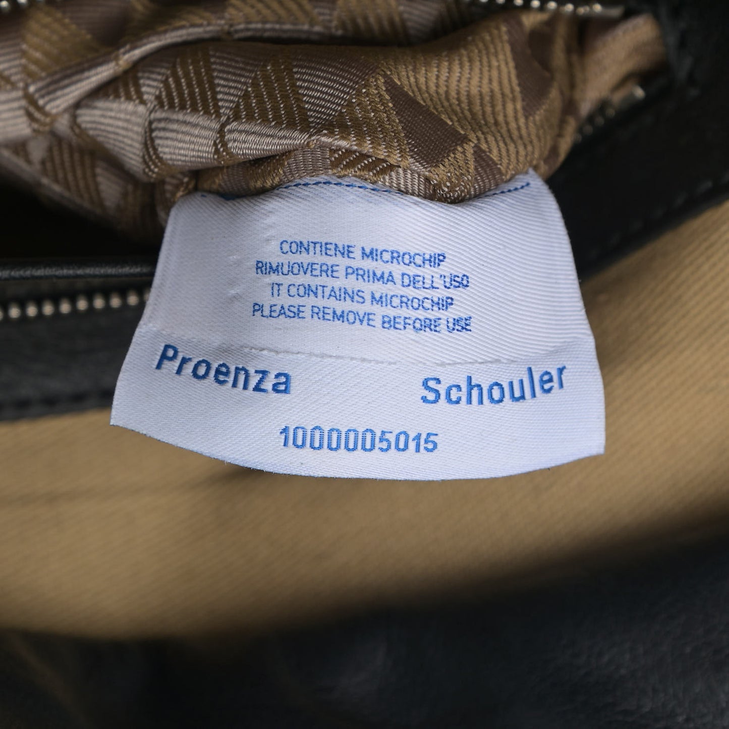 Calfskin Small PS11 Tote Black