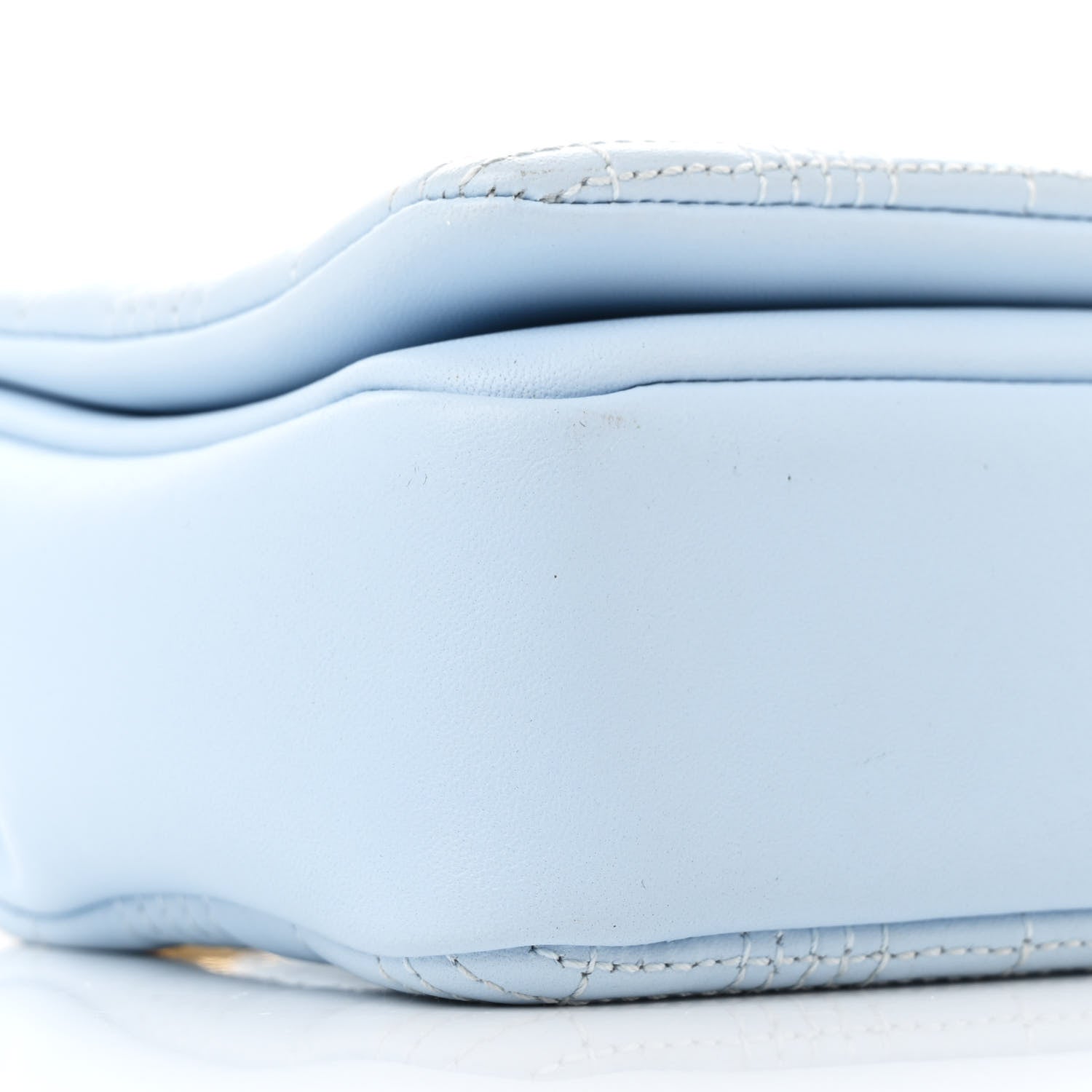 Burberry Lambskin Quilted Small Lola Bag Pale Blue 10 of 12